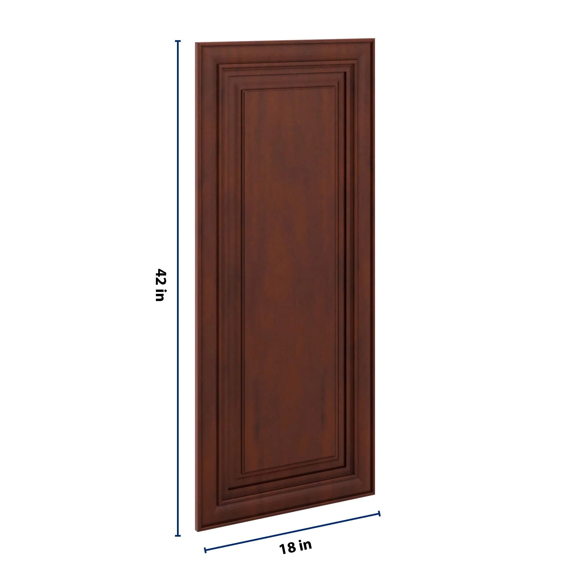 J&K Mahogany J5 Dummy Insert Door Panel 18" W x 42" H