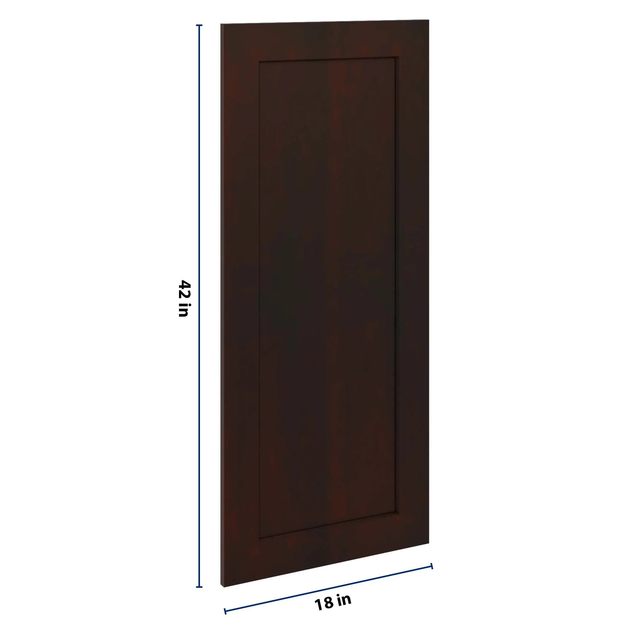 J&K Java Coffee S1 Dummy Insert Door Panel 18" W x 42" H