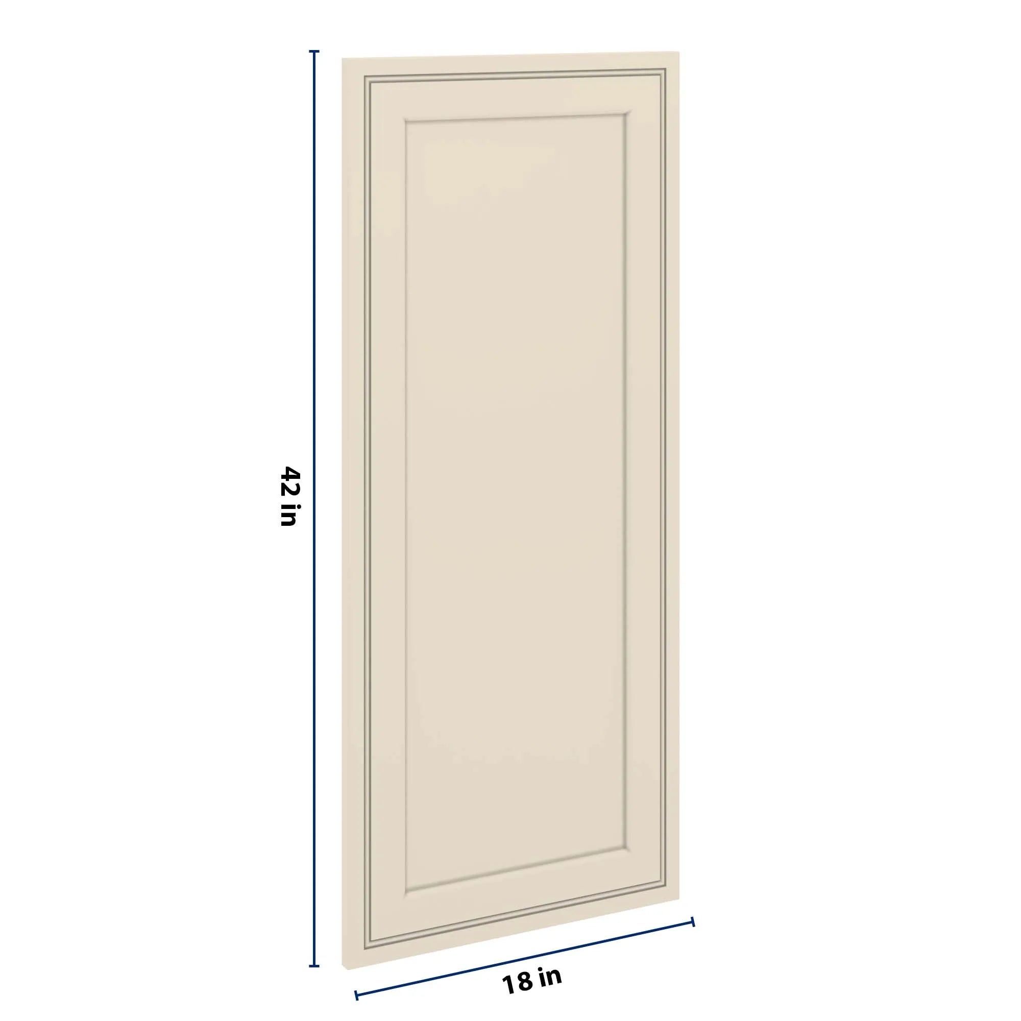J&K Pearl Glazed H9 Dummy Insert Door Panel 18" W x 42" H