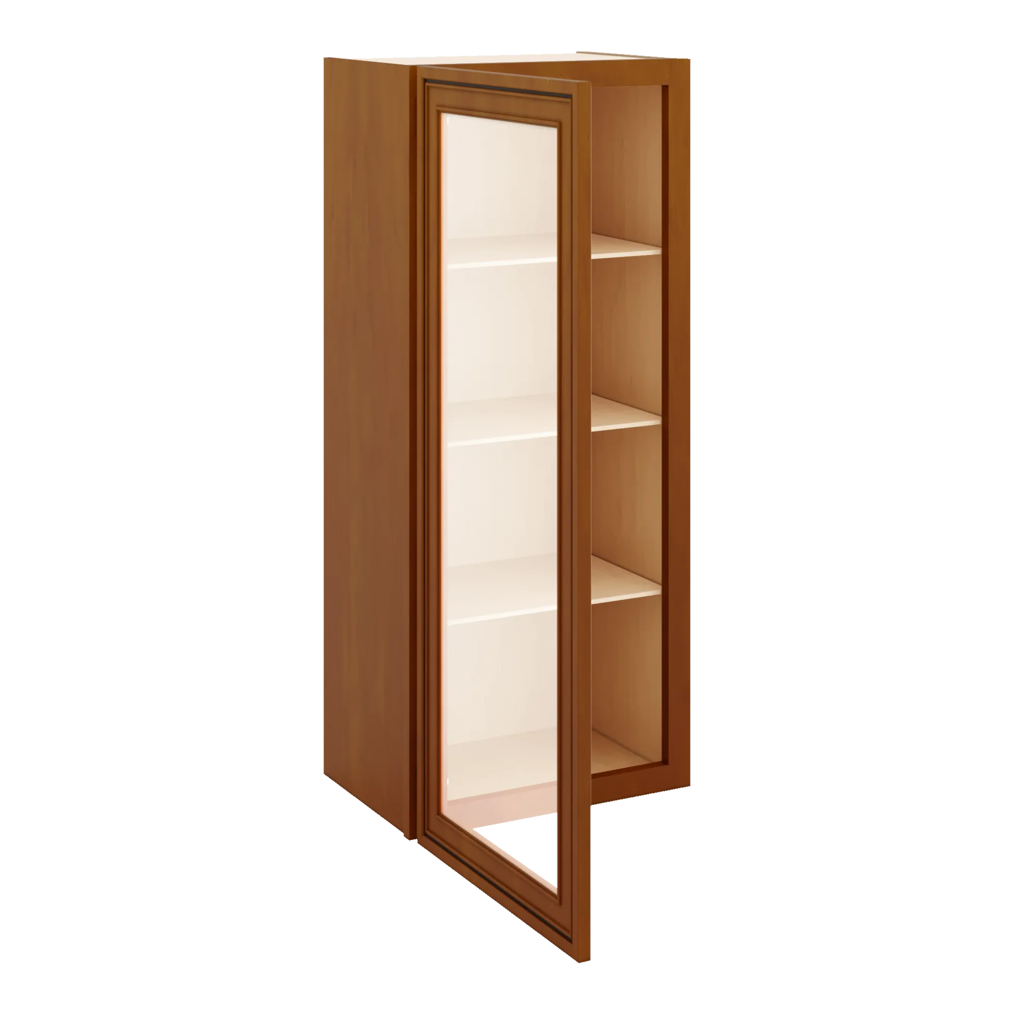 j k mocha glazed k10 wall glass cabinet 18 w x 42 h no glass insert
