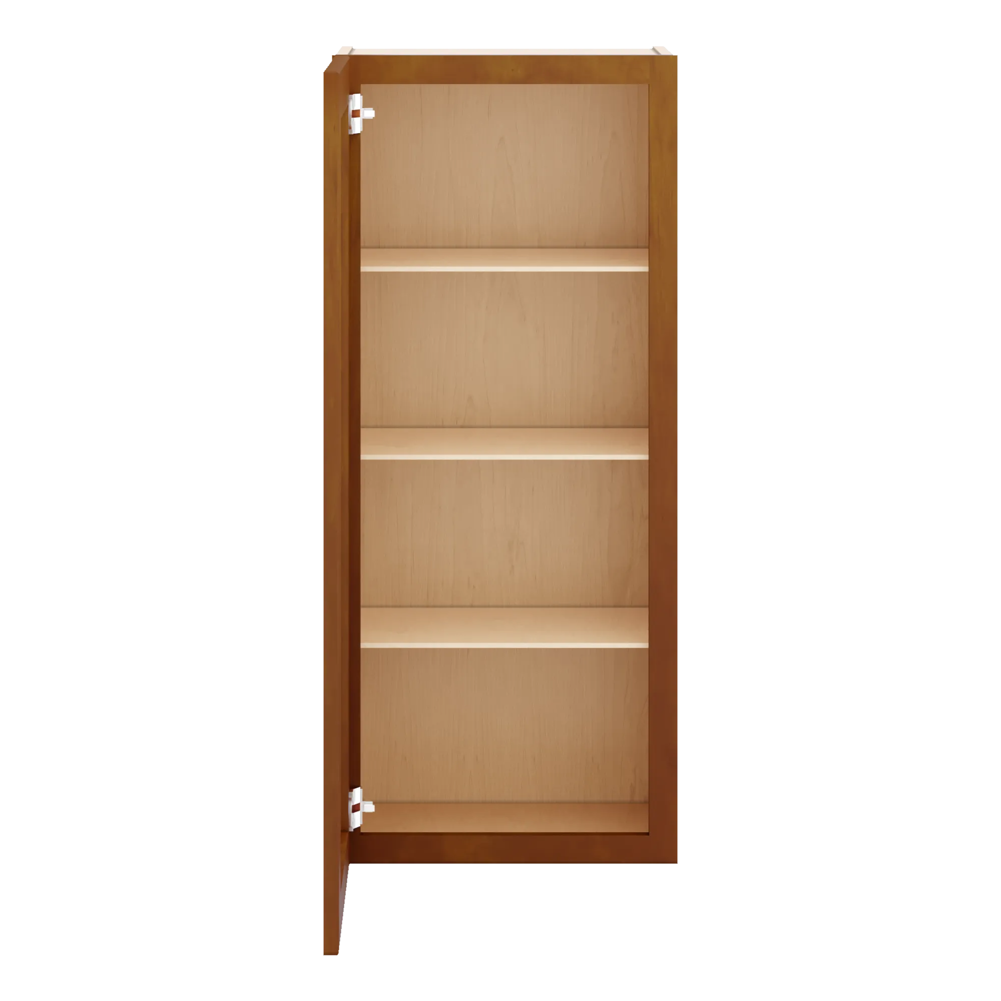 j k mocha glazed k10 wall glass cabinet 18 w x 42 h no glass insert