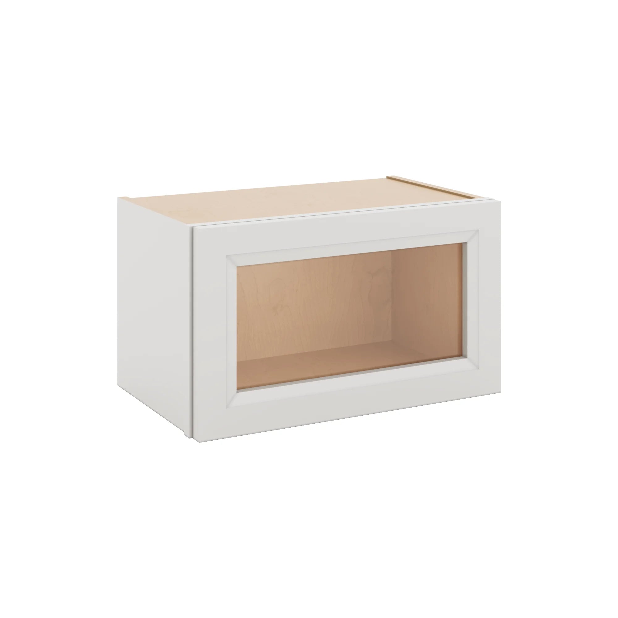 J&K Pure B5 Wall Glass Cabinet - 21" W x 12" H (No Glass Insert)