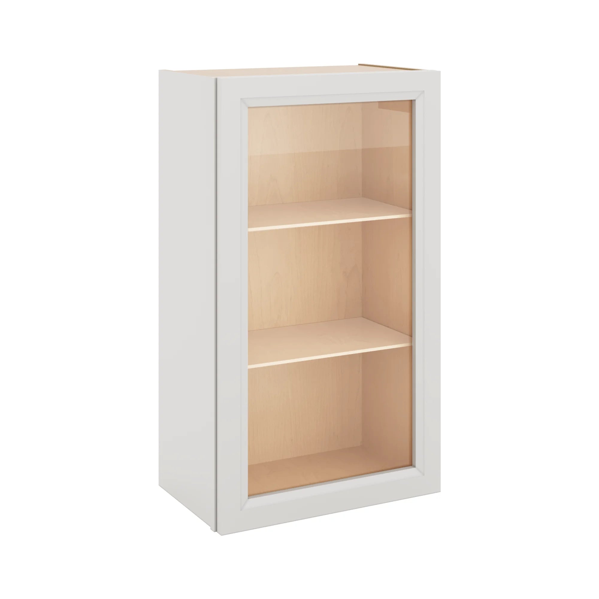 J&K Pure B5 Wall Glass Cabinet - 21" W x 36" H (No Glass Insert)