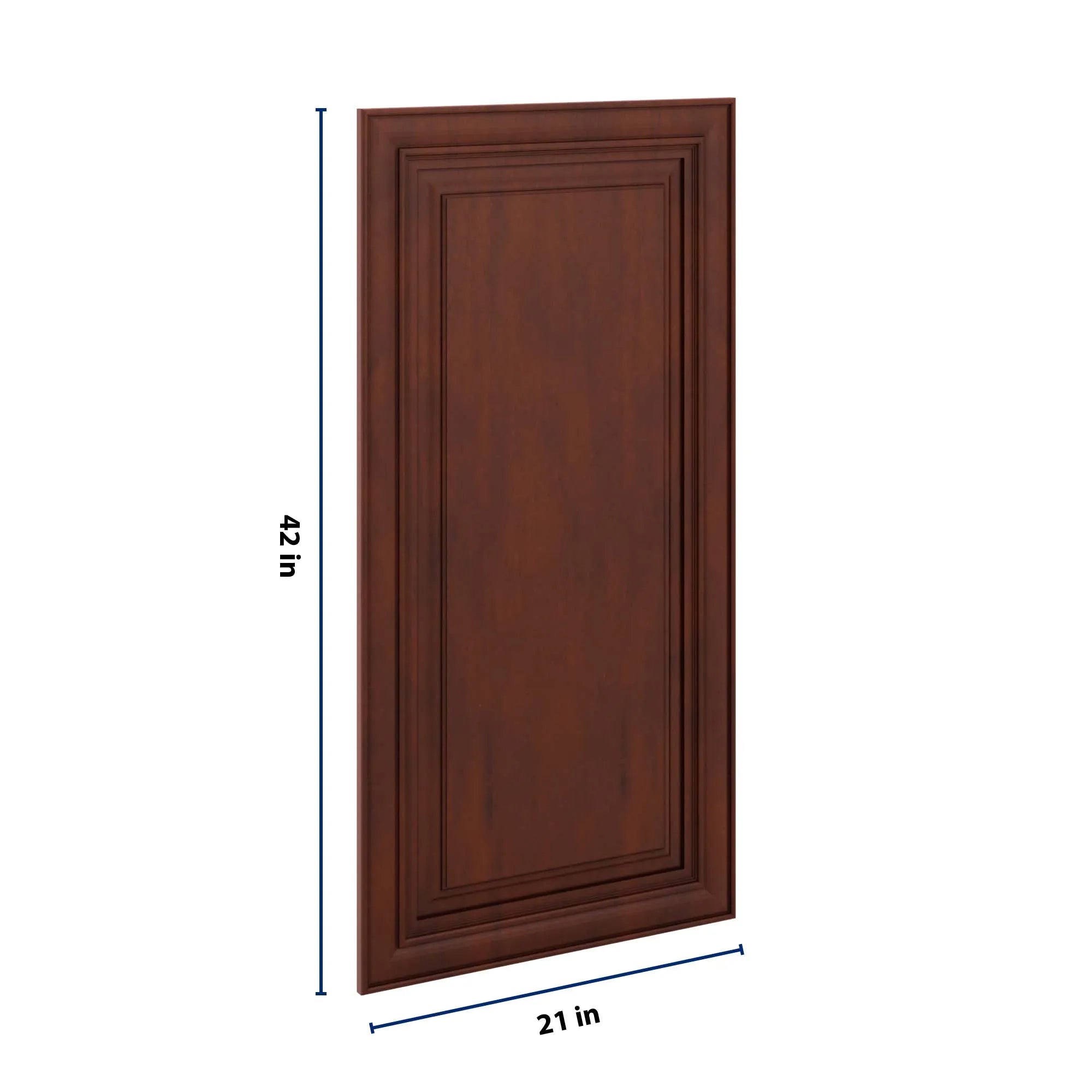 J&K Mahogany J5 Dummy Insert Door Panel 21" W x 42" H