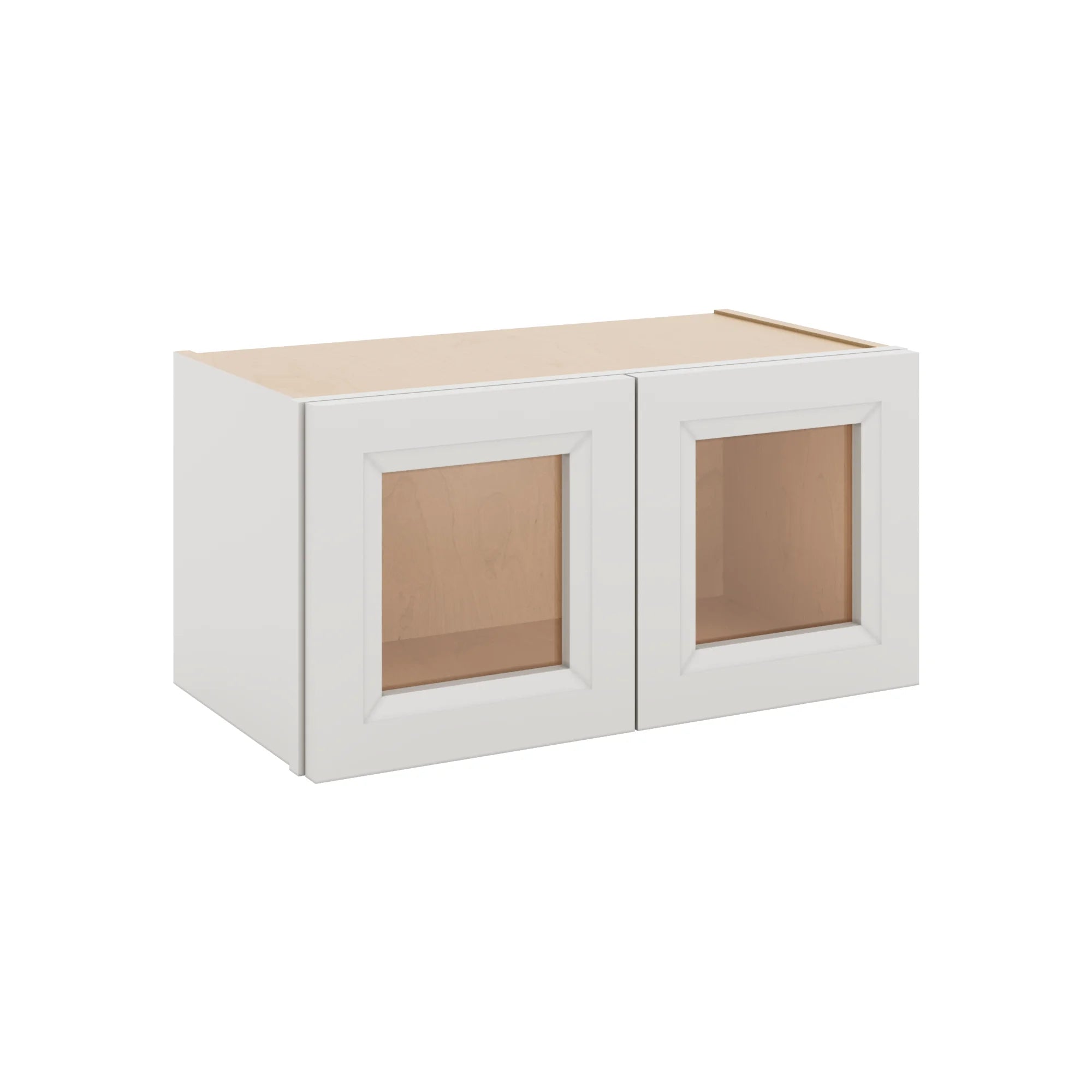 J&K Pure B5 Wall Glass Cabinet - 24" W x 12" H (No Glass Insert)