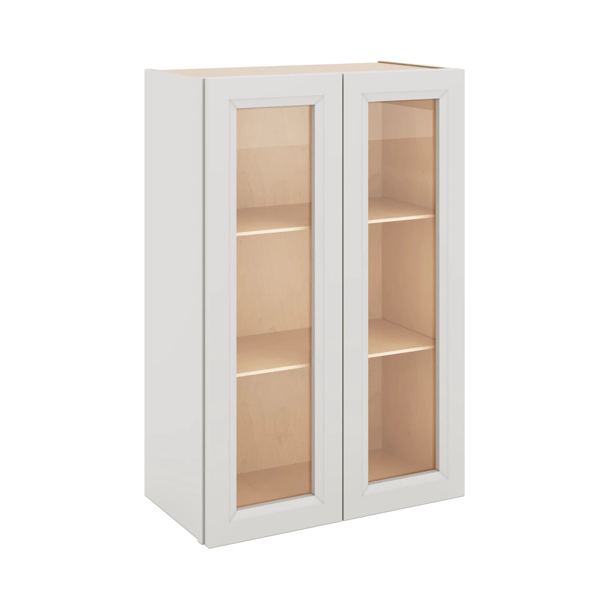 J&K Pure B5 Wall Glass Cabinet - 24" W x 36" H (No Glass Insert)
