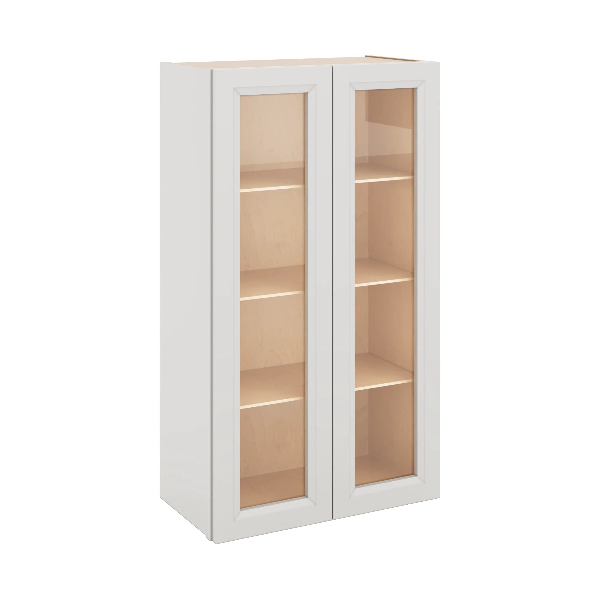 J&K Pure B5 Wall Glass Cabinet - 24" W x 42" H (No Glass Insert)