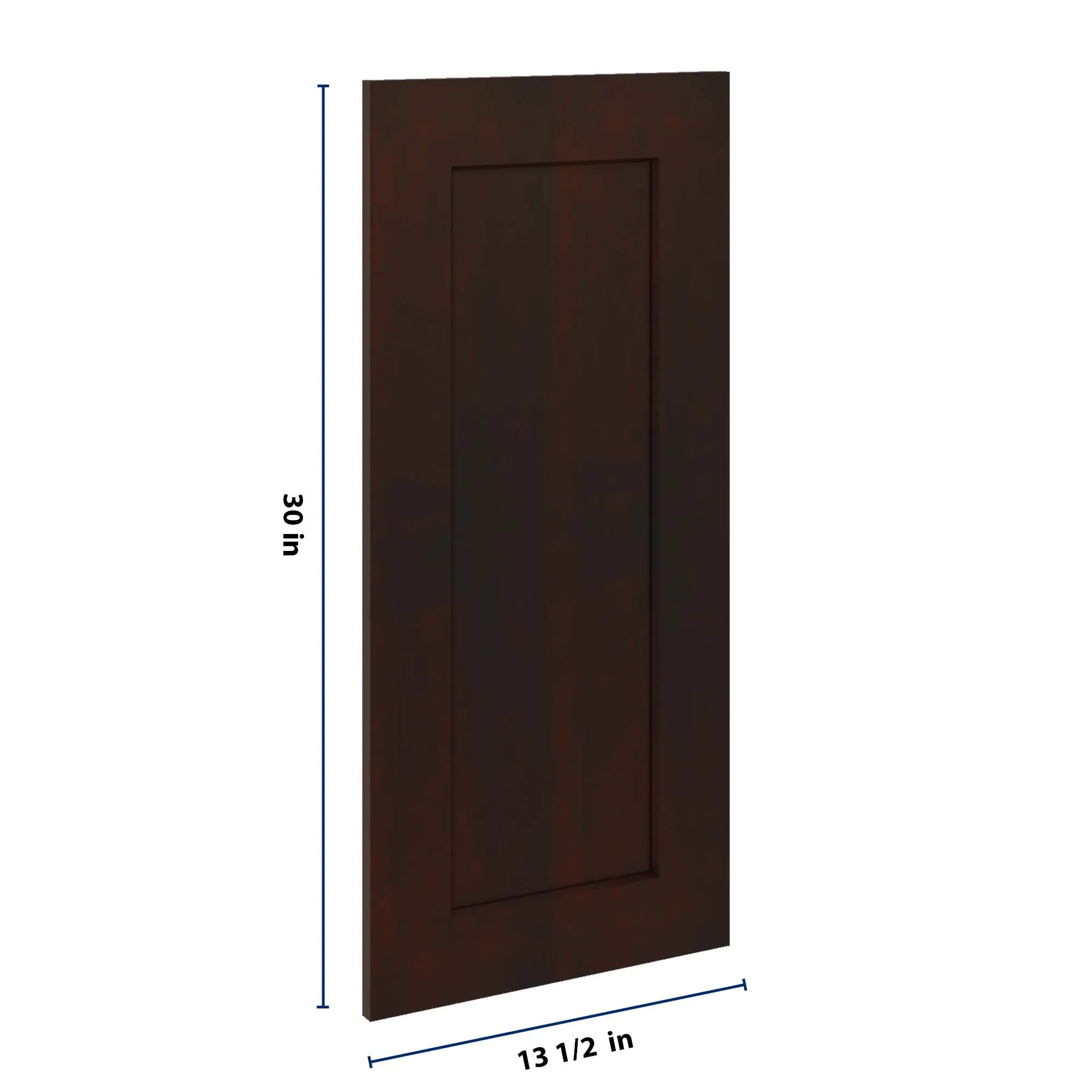 J&K Java Coffee S1 Dummy Insert Door Panel 13 1/2" W x 30" H