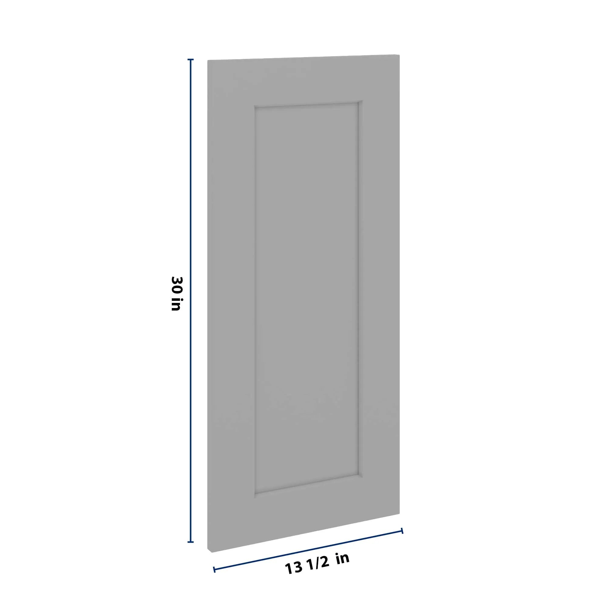 J&K Castle Grey S5 Dummy Insert Door Panel 13 1/2" W x 30" H