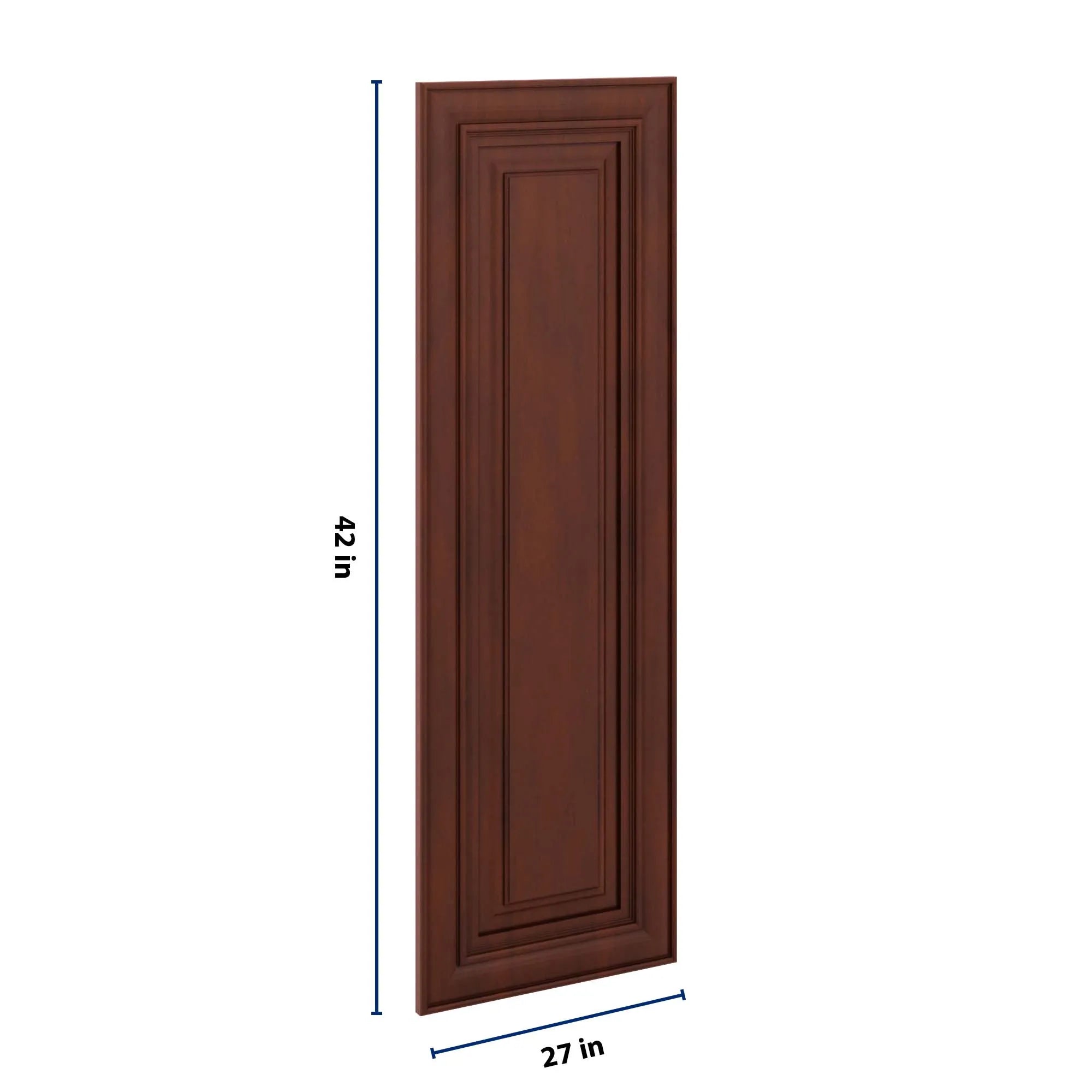 J&K Mahogany J5 Dummy Insert Door Panel 13 1/2" W x 42" H