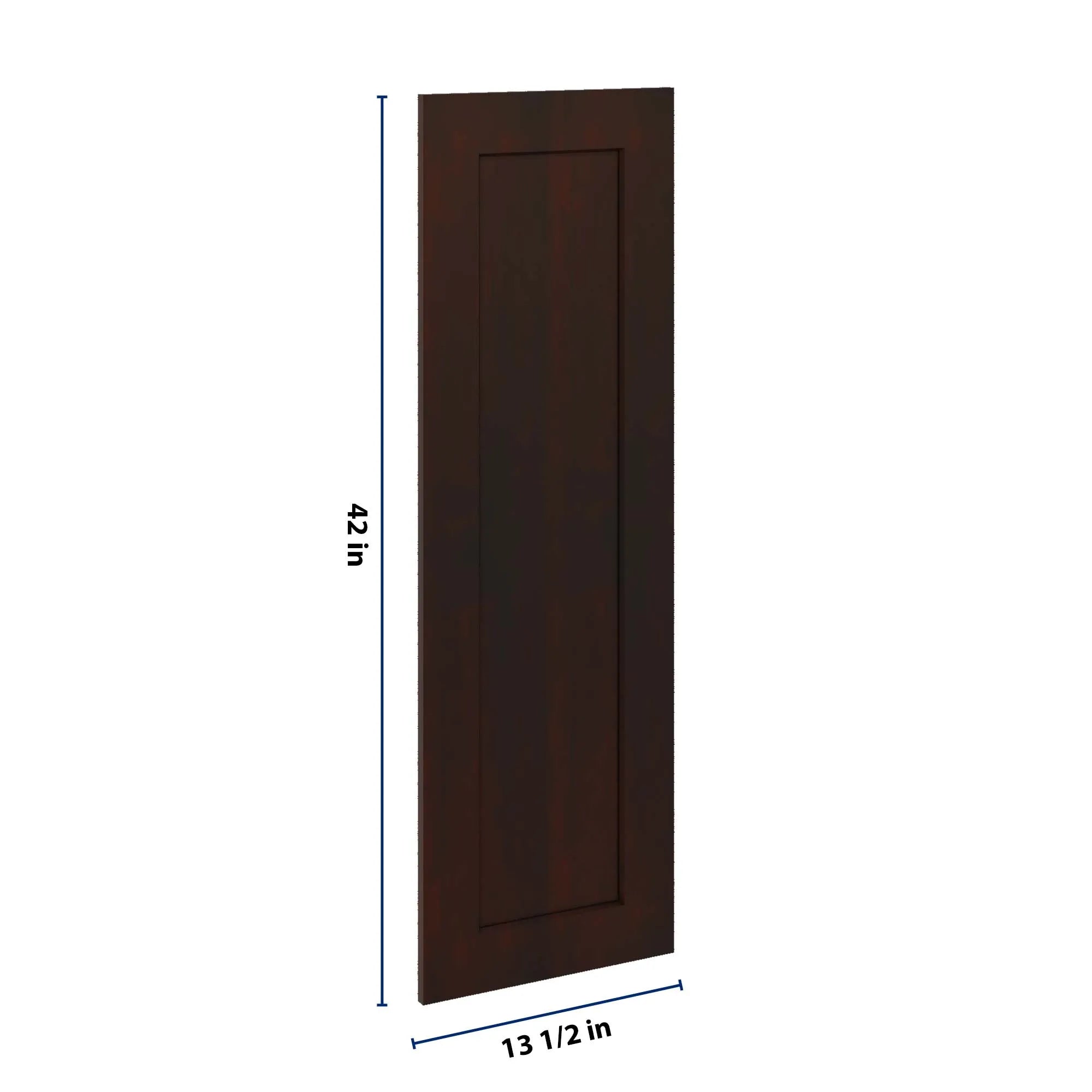 J&K Java Coffee S1 Dummy Insert Door Panel 13 1/2" W x 42" H