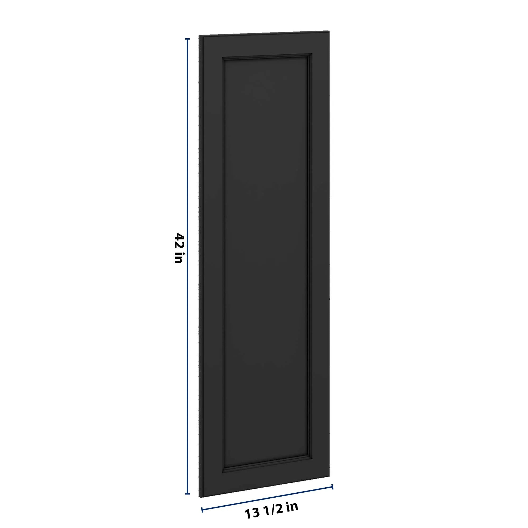 J&K Charcoal E2 Dummy Insert Door Panel 13 1/2" W x 42" H