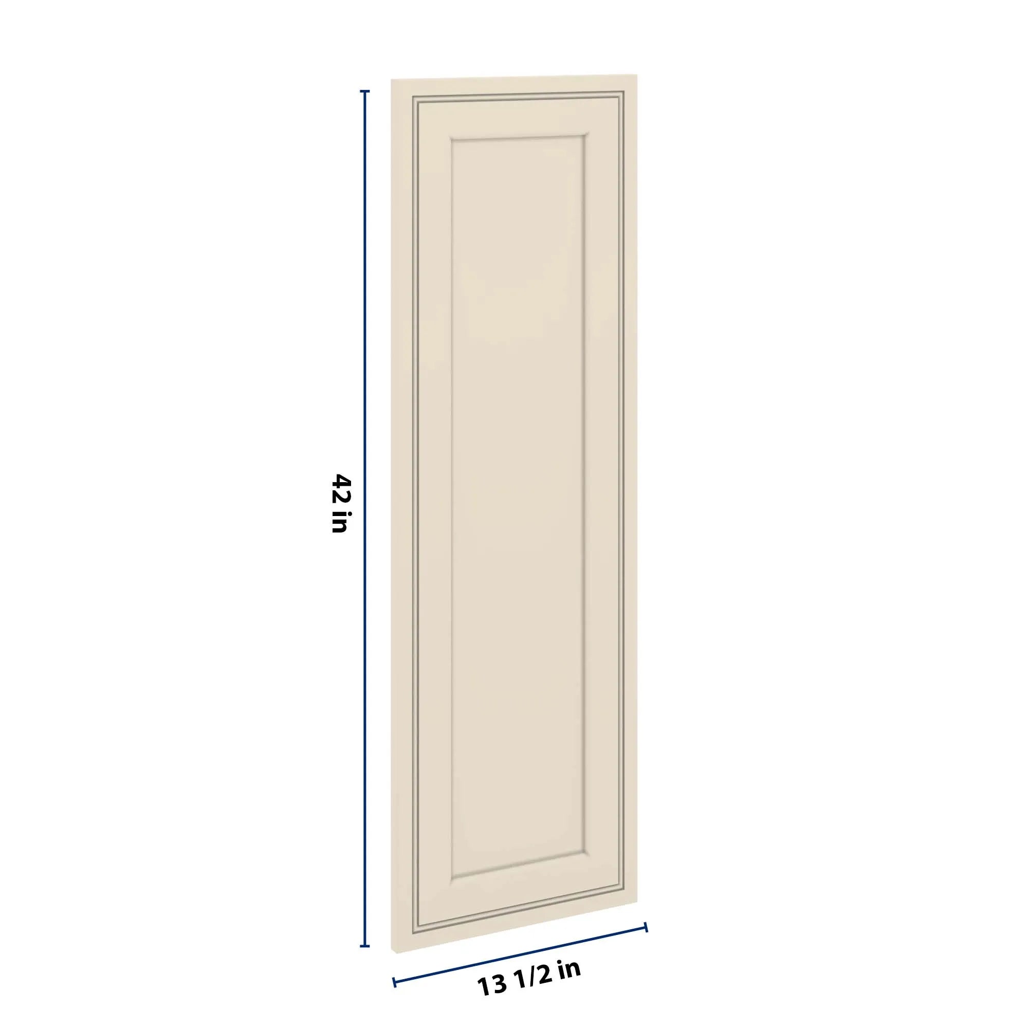 J&K Pearl Glazed H9 Dummy Insert Door Panel 13 1/2" W x 42" H