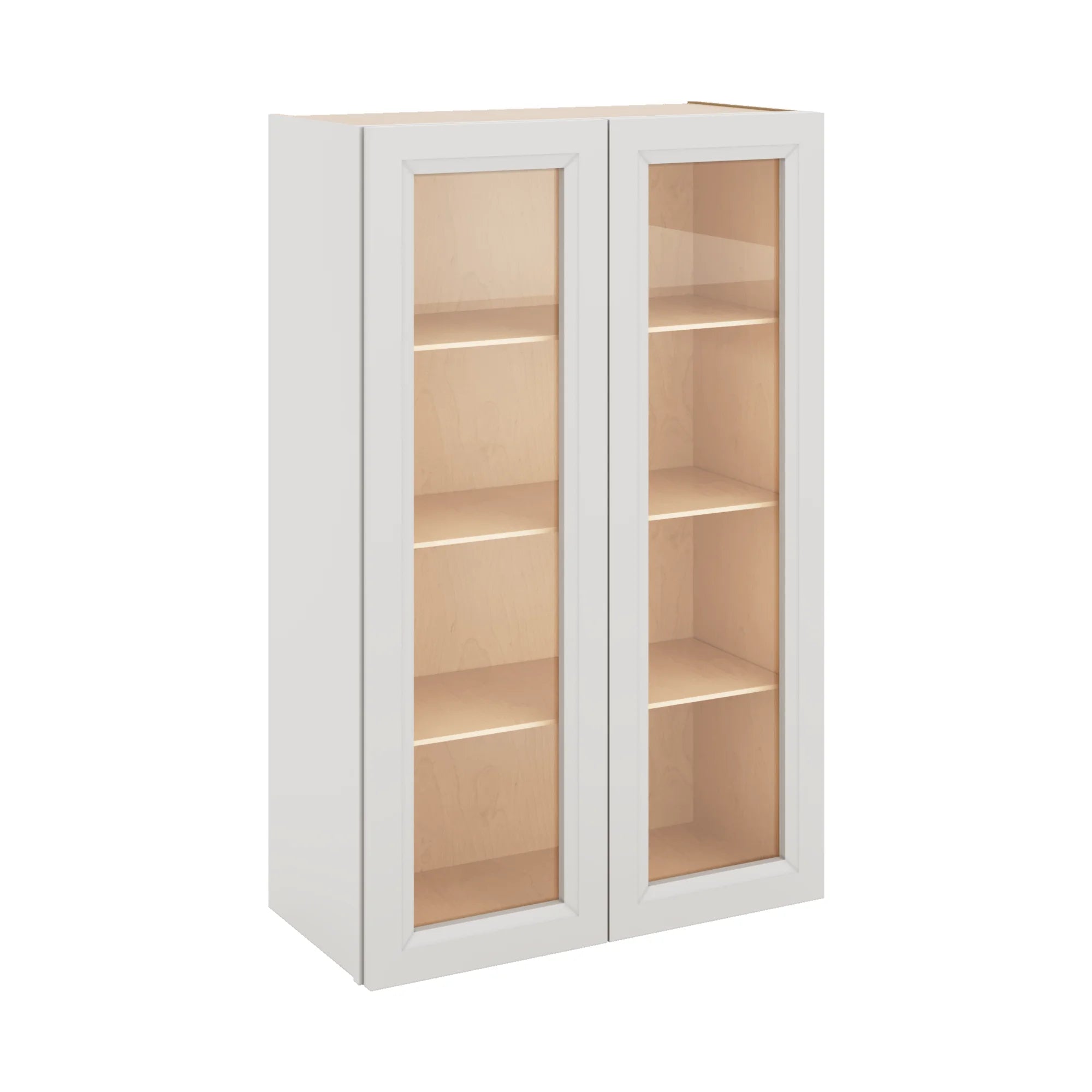 J&K Pure B5 Wall Glass Cabinet - 27" W x 42" H (No Glass Insert)
