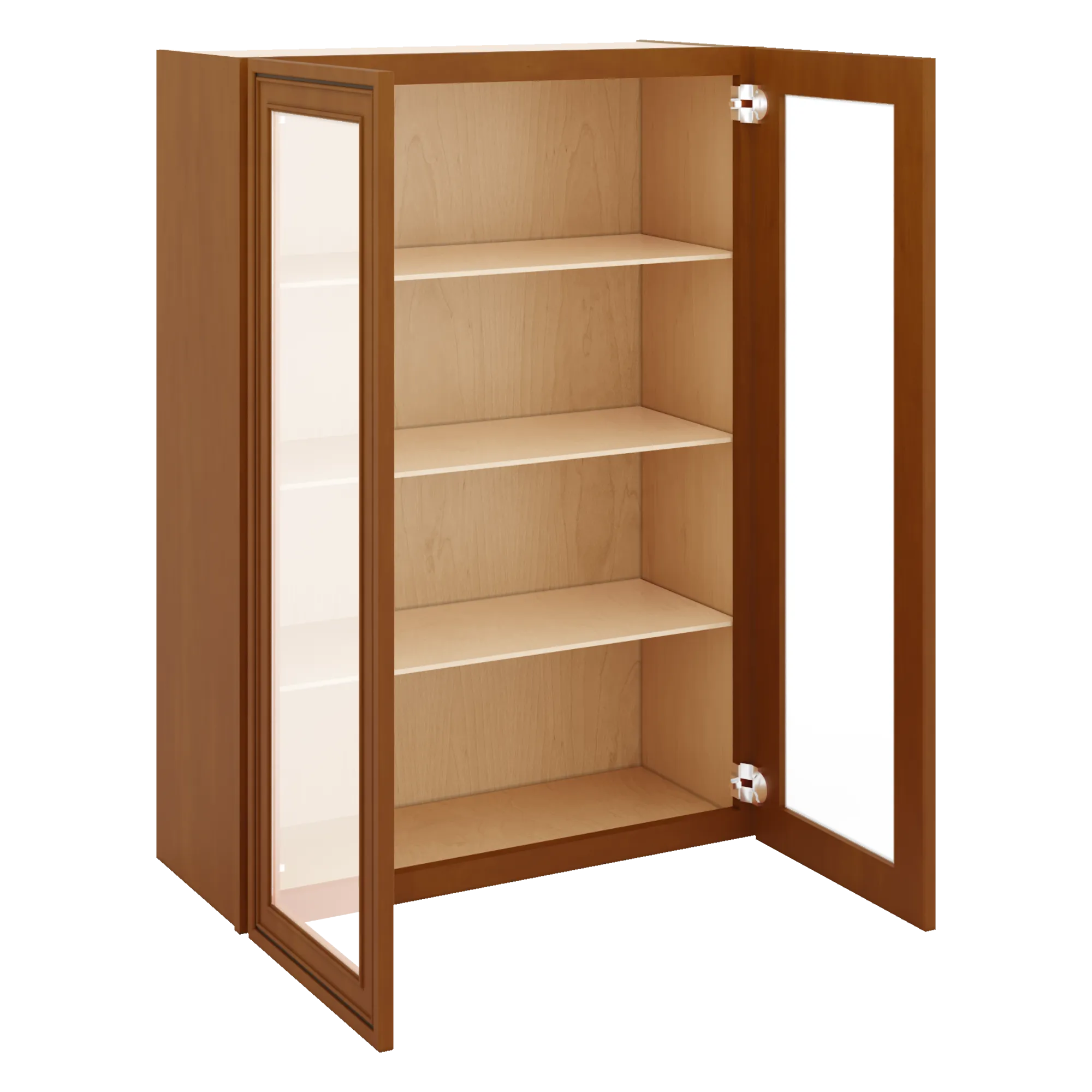 j k mocha glazed k10 wall glass cabinet 30 w x 42 h no glass insert