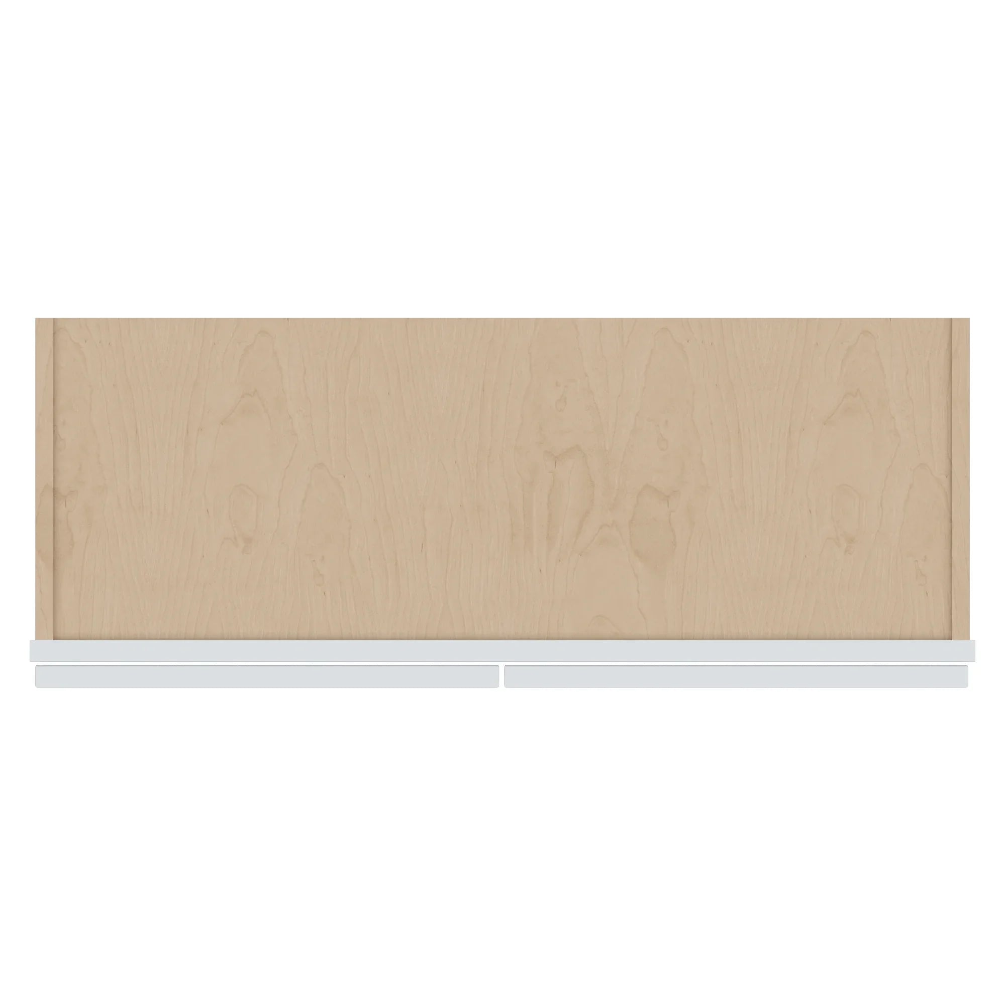 J&K White Shaker S8 Wall Glass Cabinet 33" W x 30" H (No Glass Insert)