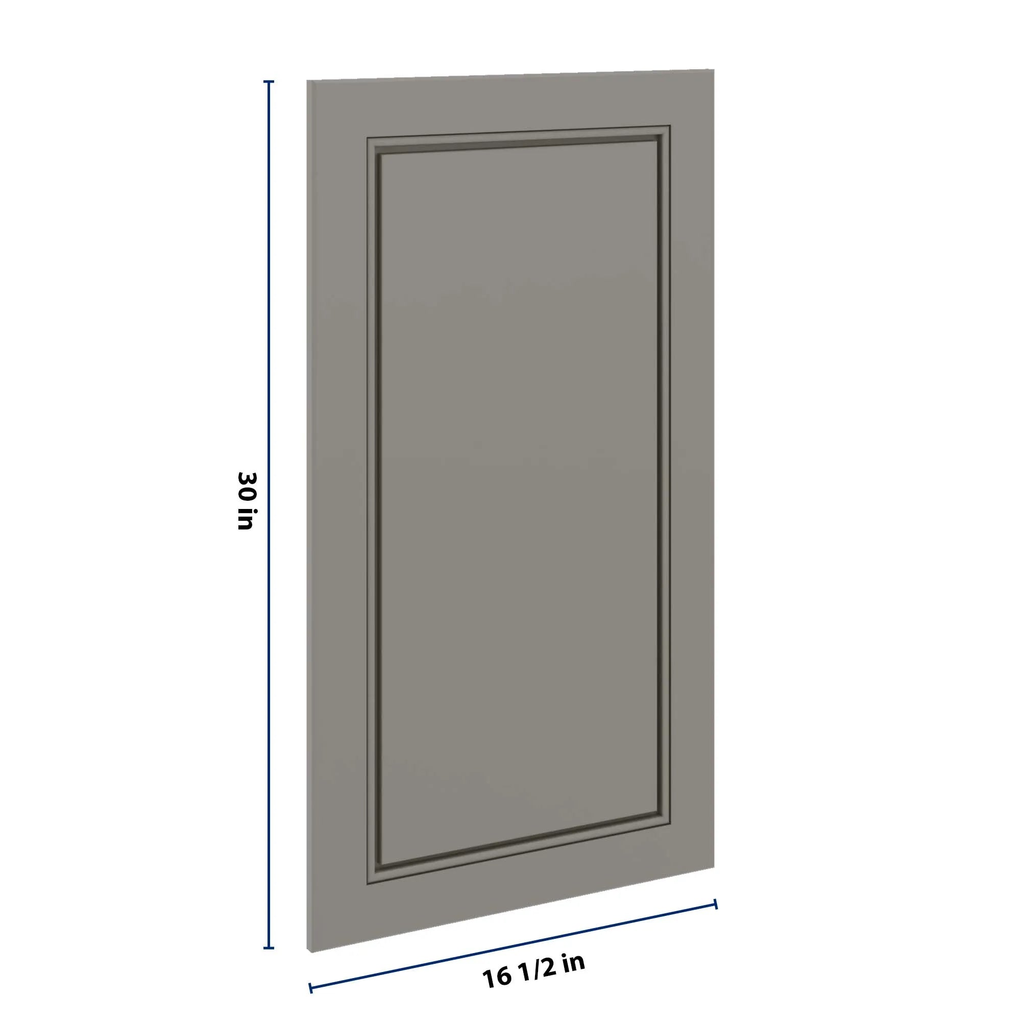 J&K Greige K3 Dummy Insert Door Panel 16 1/2" W x 30" H