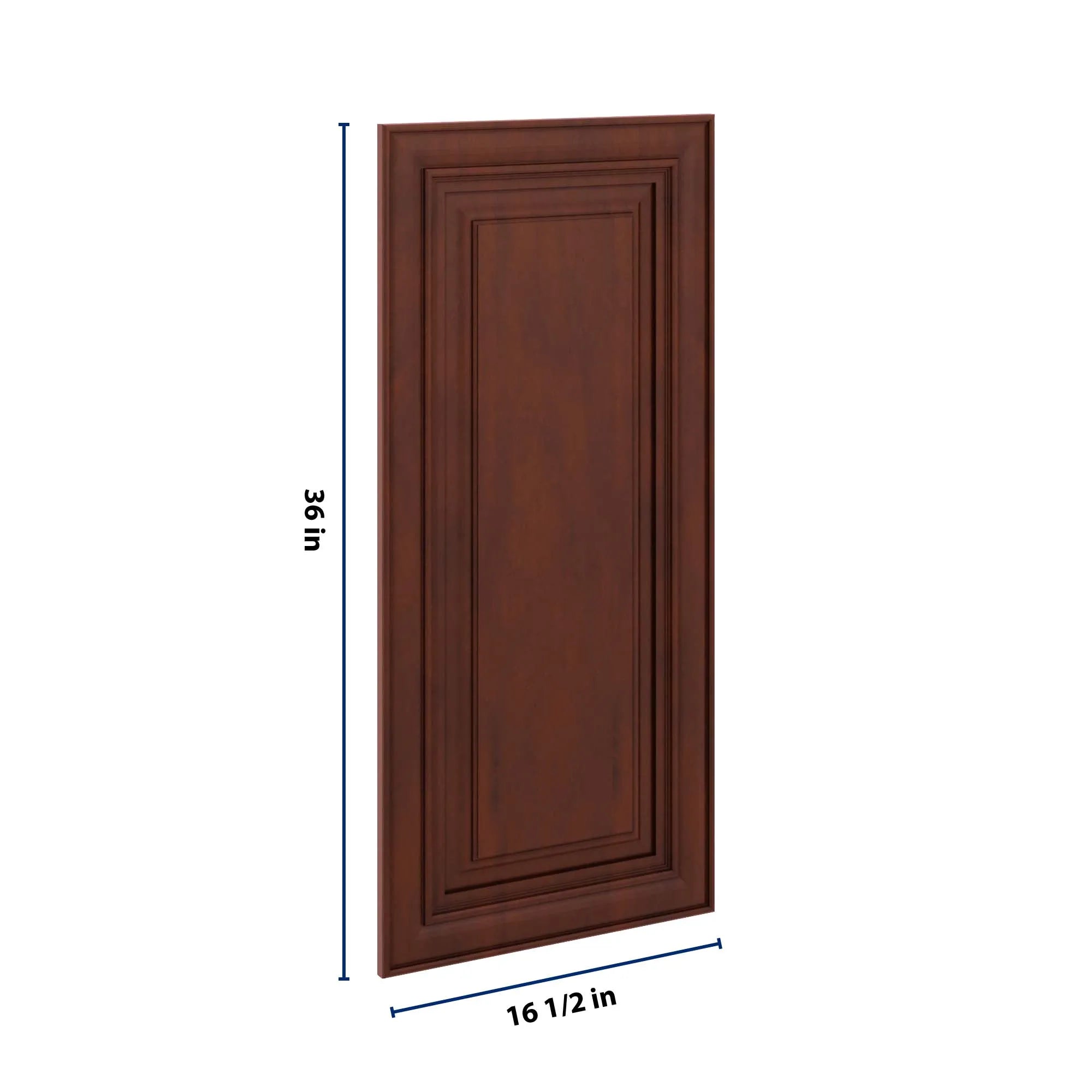 J&K Mahogany J5 Dummy Insert Door Panel 16 1/2" W x 36" H