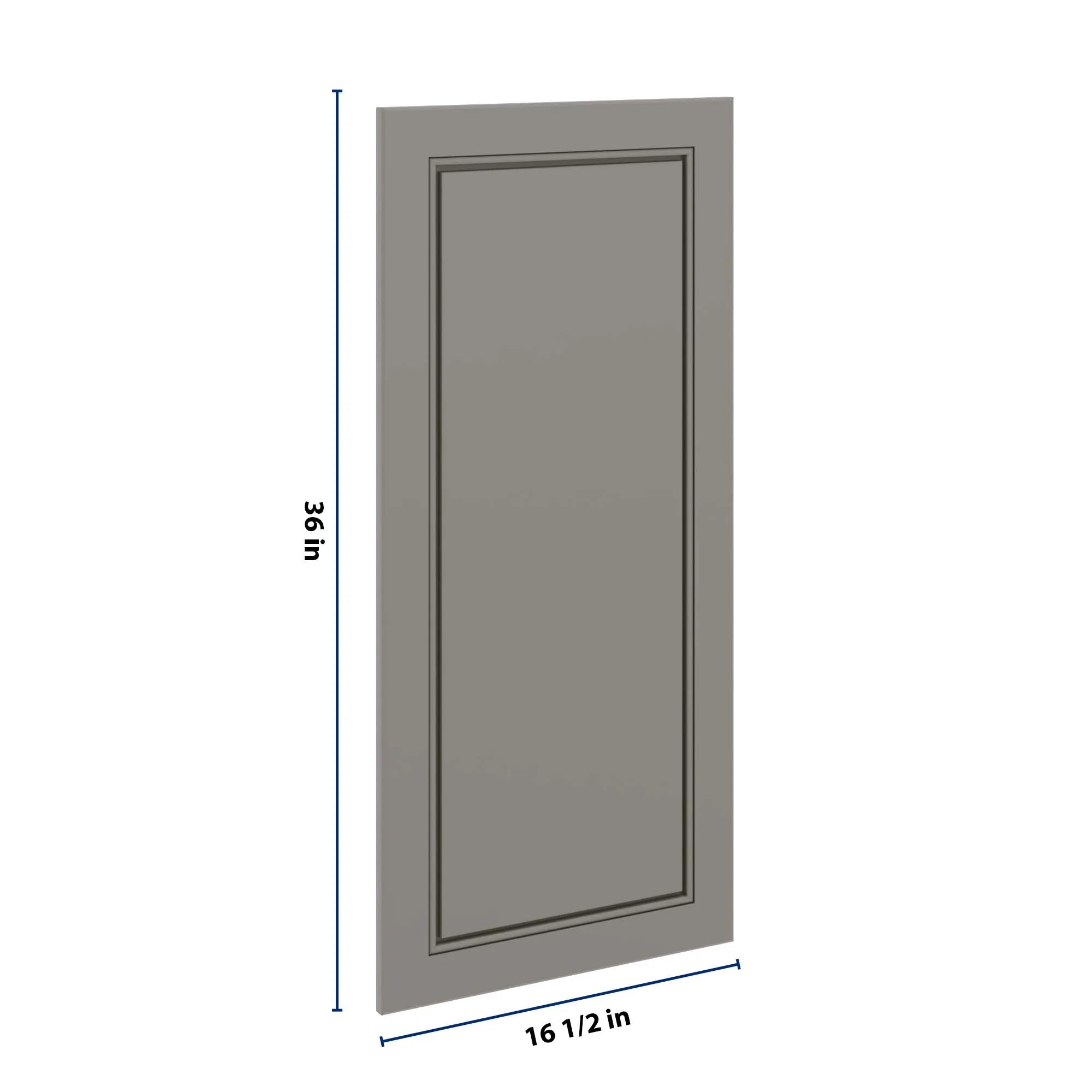 J&K Greige K3 Dummy Insert Door Panel 16 1/2" W x 36" H