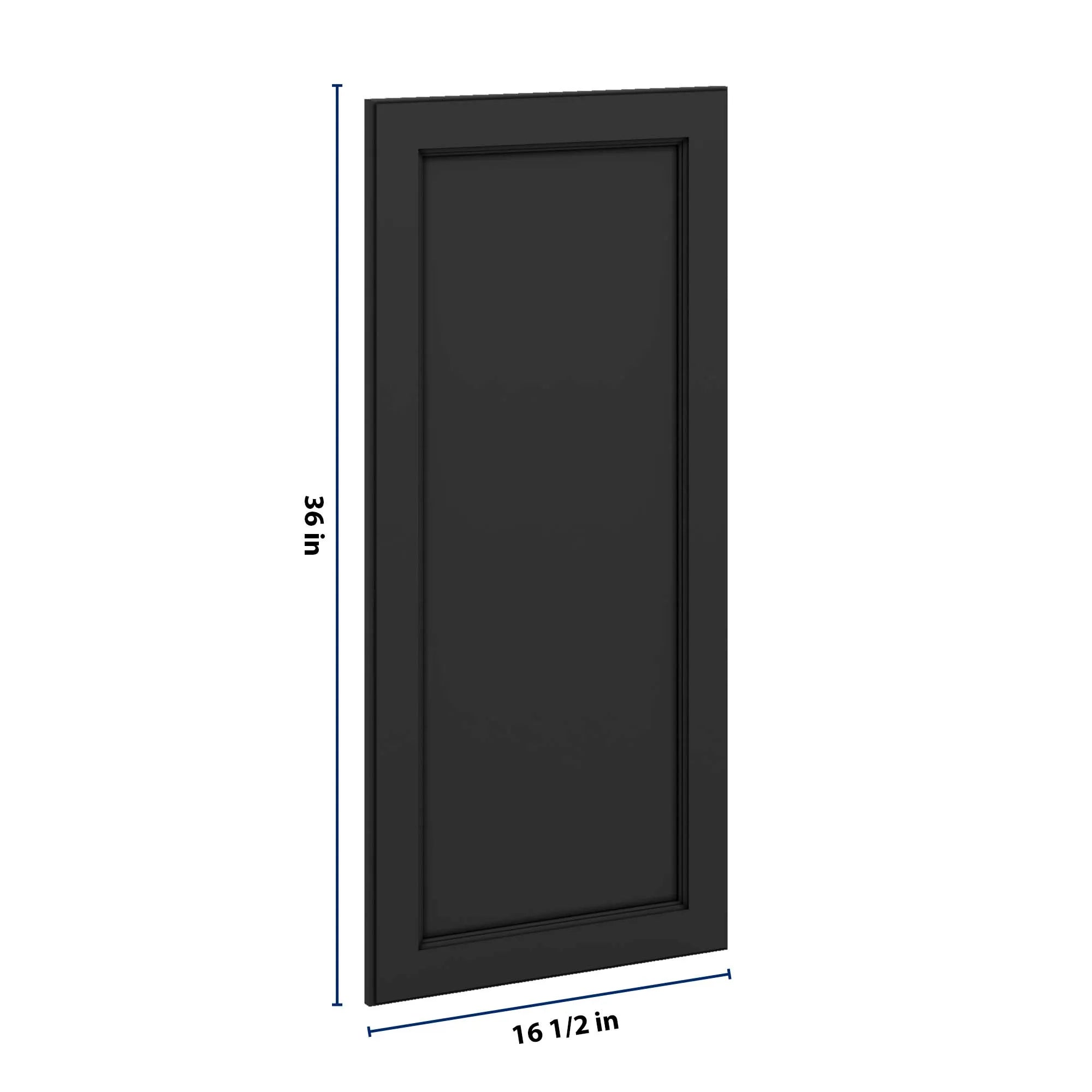 J&K Charcoal E2 Dummy Insert Door Panel 16 1/2" W x 36" H