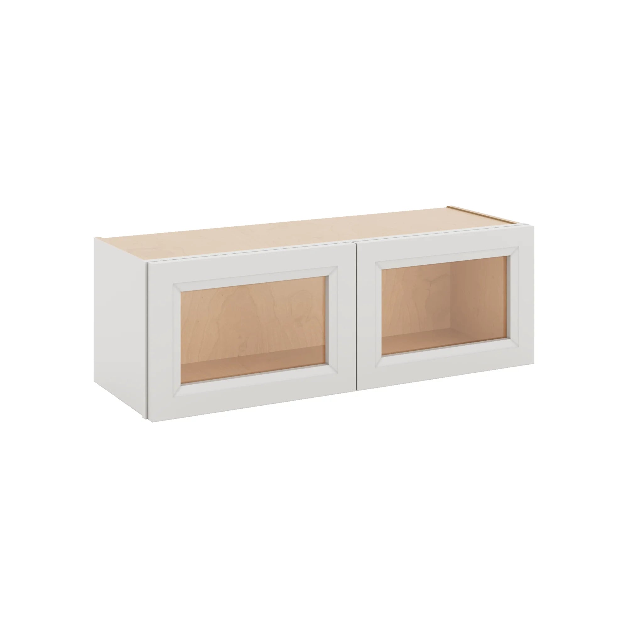 J&K Pure B5 Wall Glass Cabinet - 36" W x 12" H (No Glass Insert)