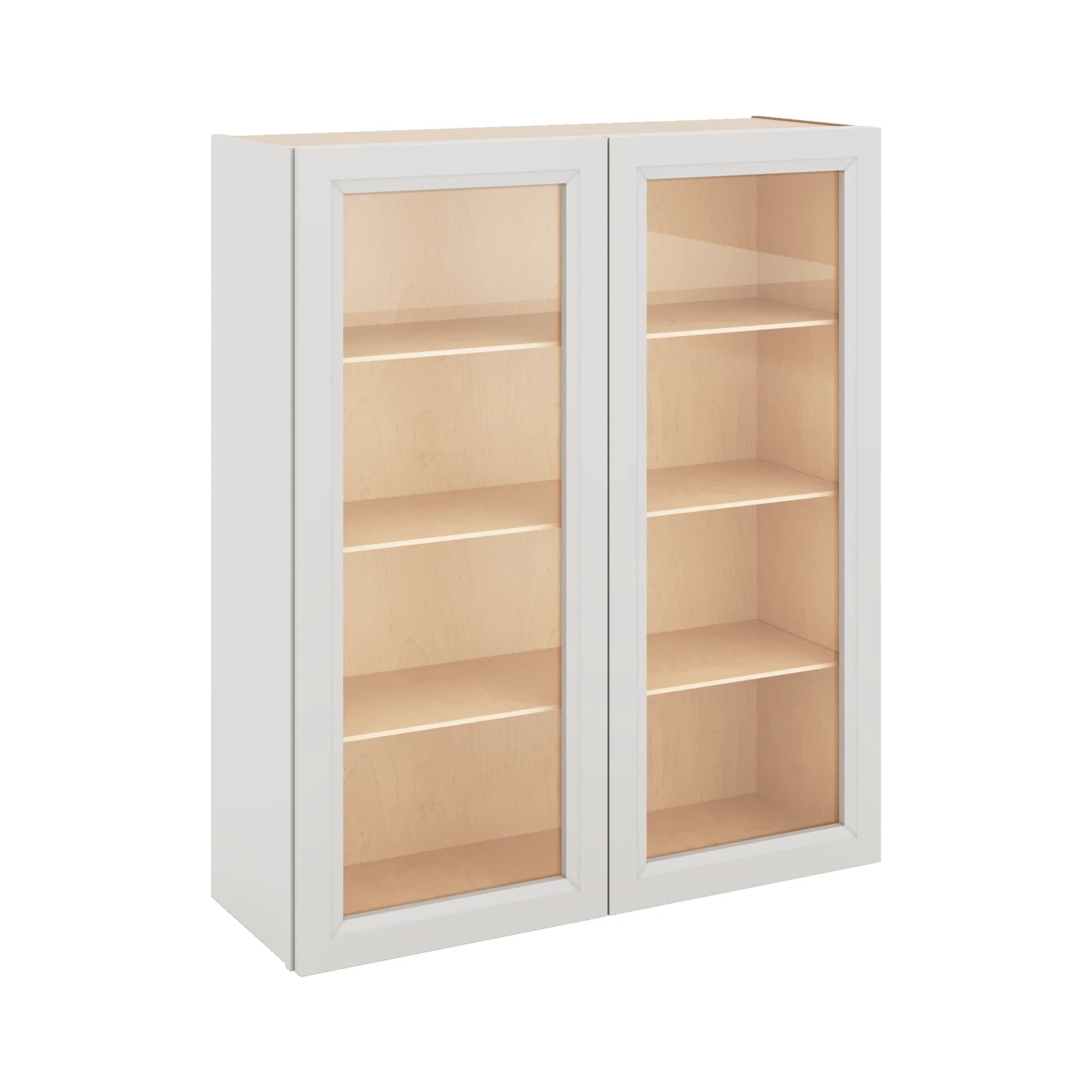 J&K Pure B5 Wall Glass Cabinet - 36" W x 42" H (No Glass Insert)