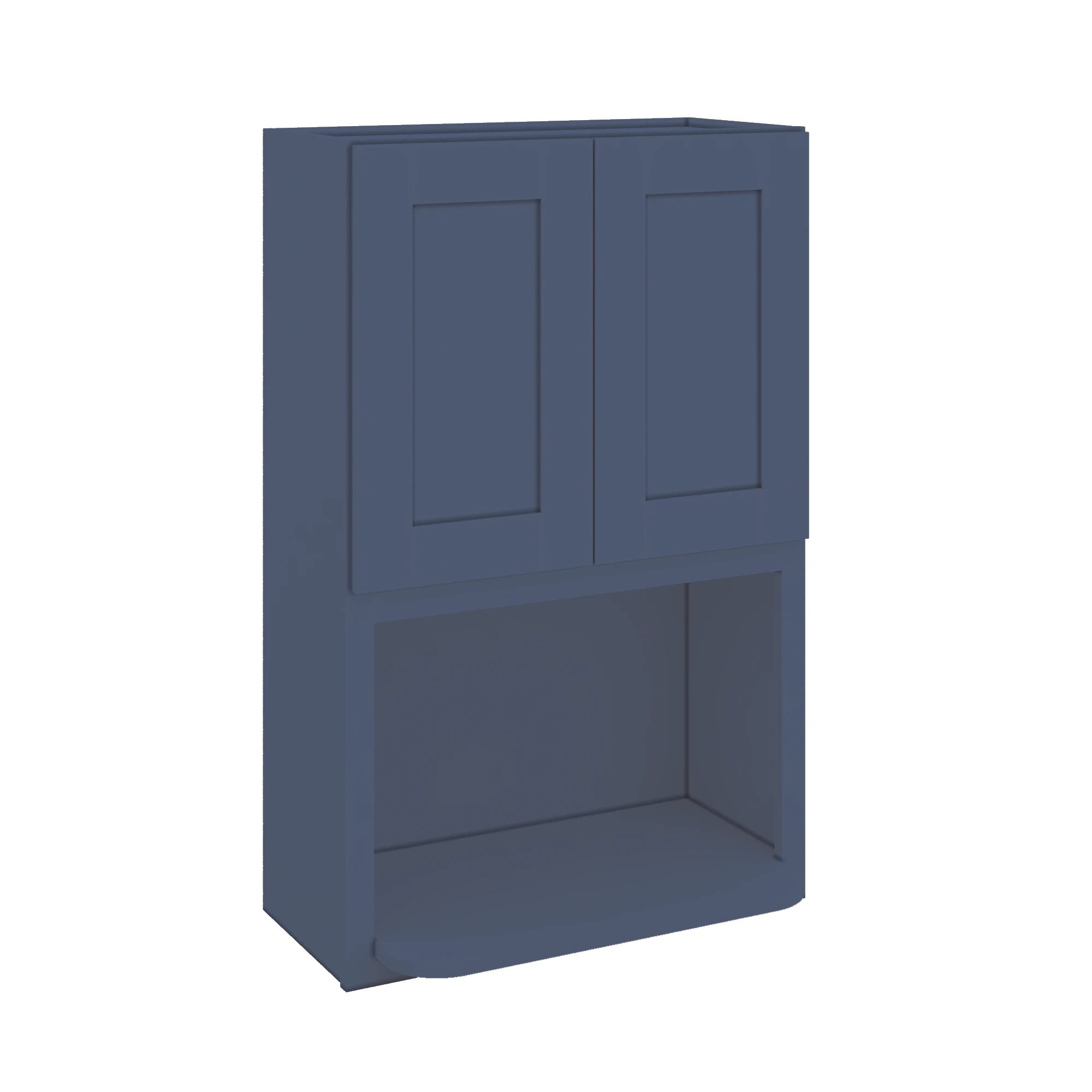 Modernform Cabinet Signature Blue 27" W X 42" H X 12" D Microwave w/Bottom Shelf
