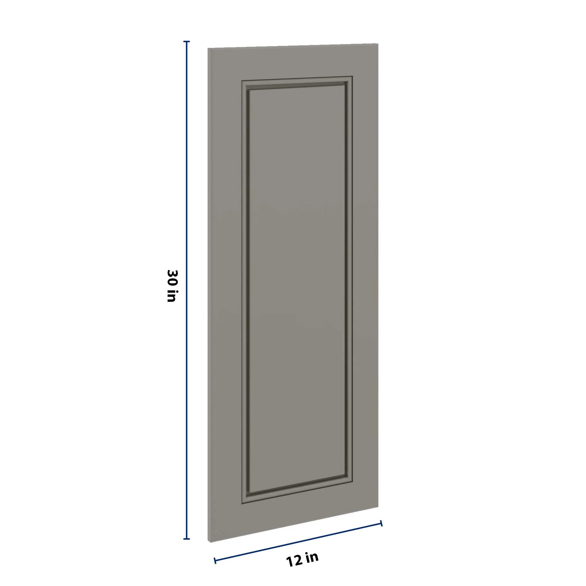 J&K Greige K3 Dummy Insert Door Glass 12" W x 30" H
