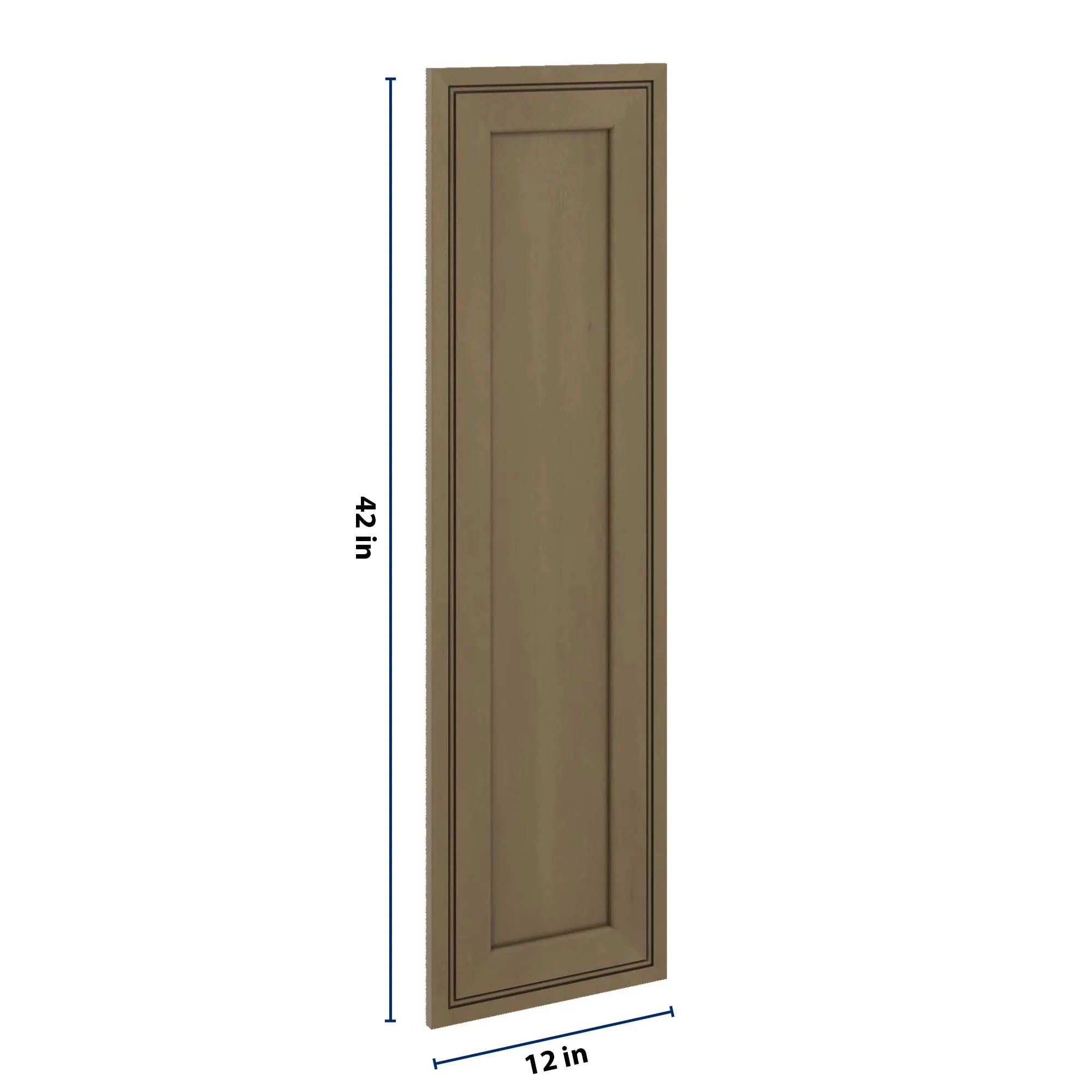 J&K Hazel H8 Dummy Insert Door Glass 12" W x 42" H
