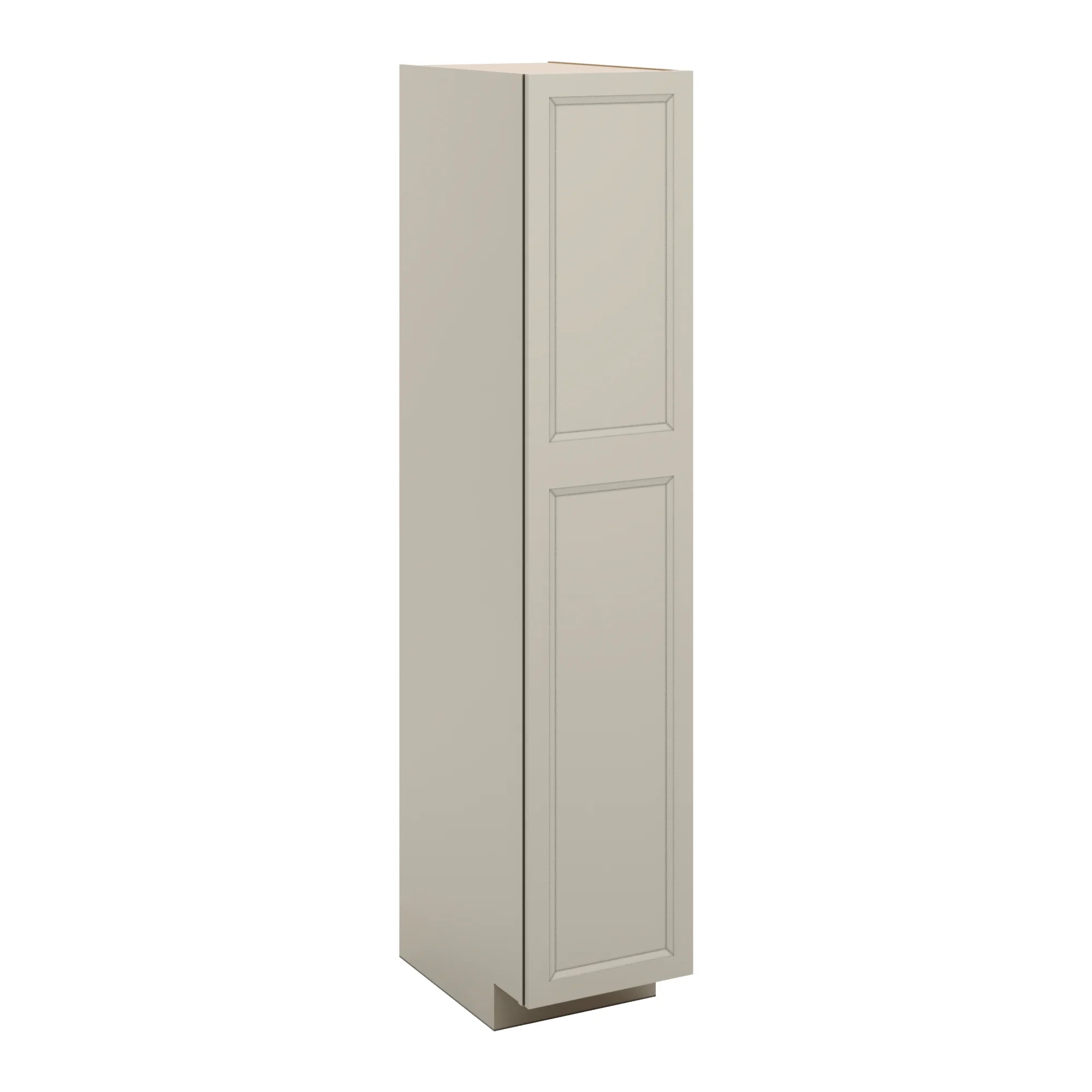 J&K Pebble B6 Pantry w/Roll-Out Trays 18" W x 90" H x 27" D
