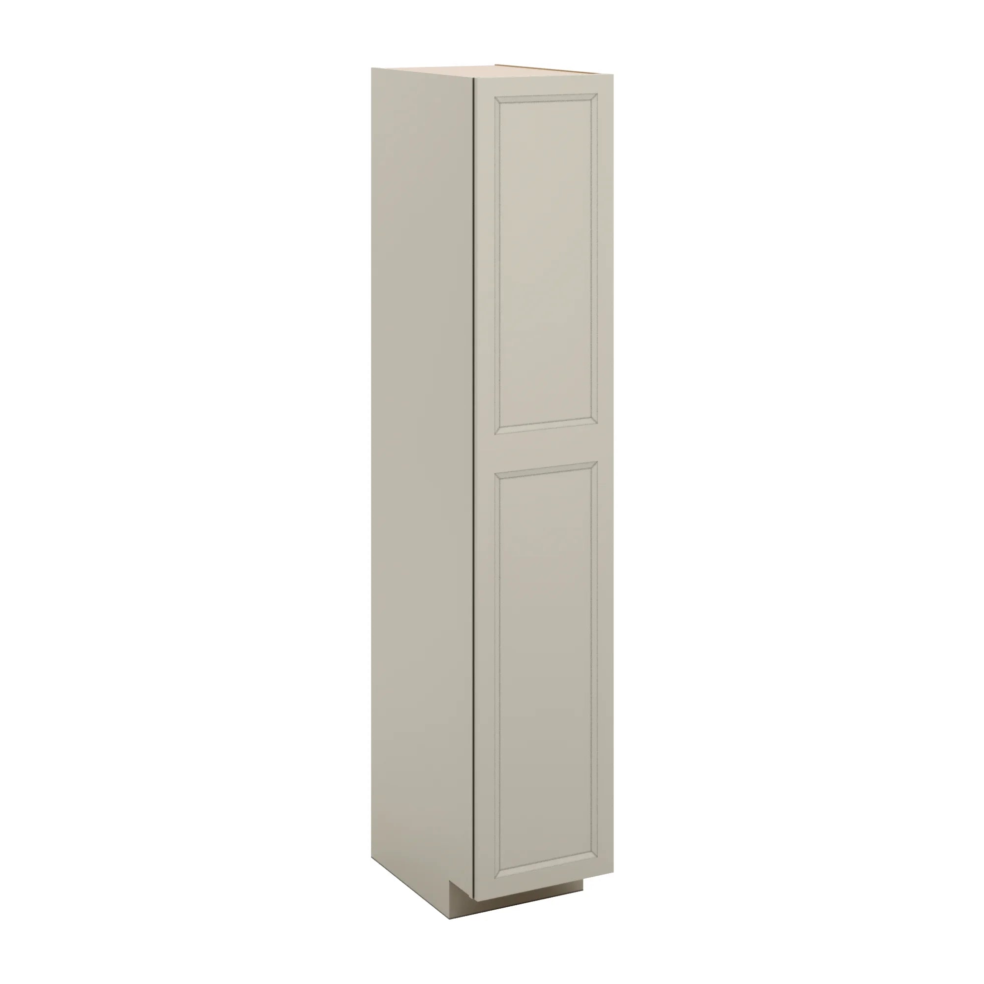 J&K Pebble B6 Pantry w/Roll-Out Trays 18" W x 96" H x 27" D