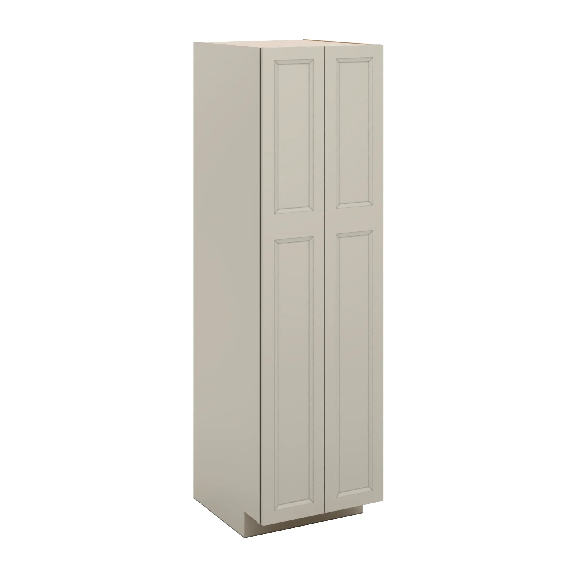 J&K Pebble B6 Pantry w/Roll-Out Trays 24" W x 84" H x 27" D