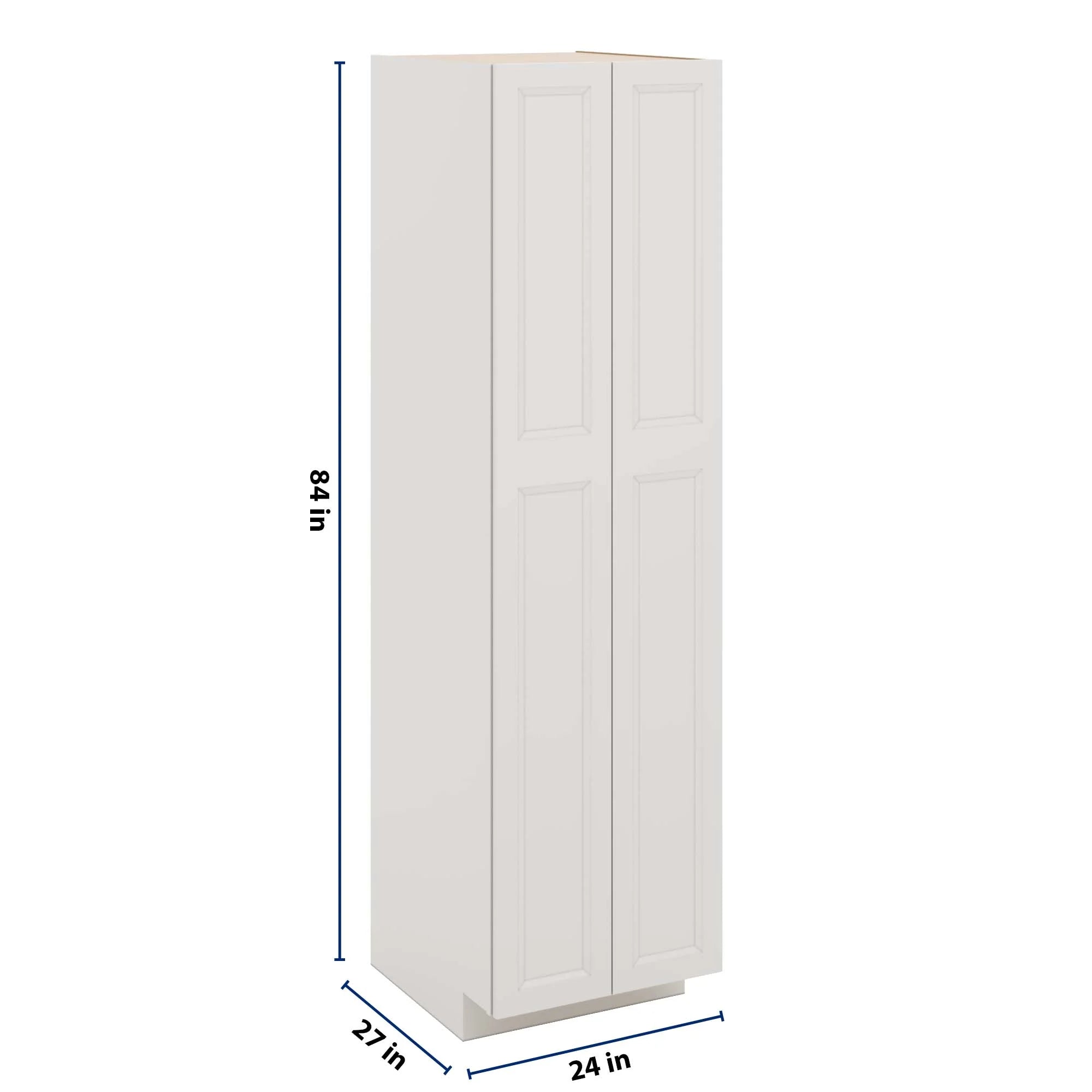 J&K Pure B5 Pantry w/Roll-Out Trays 24" W x 90" H x 27" D