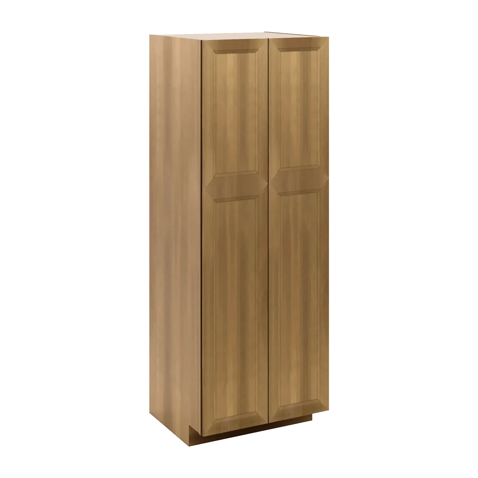 J&K Butterscotch B8 Pantry w/Roll-Out Trays 30" W x 84" H x 27" D