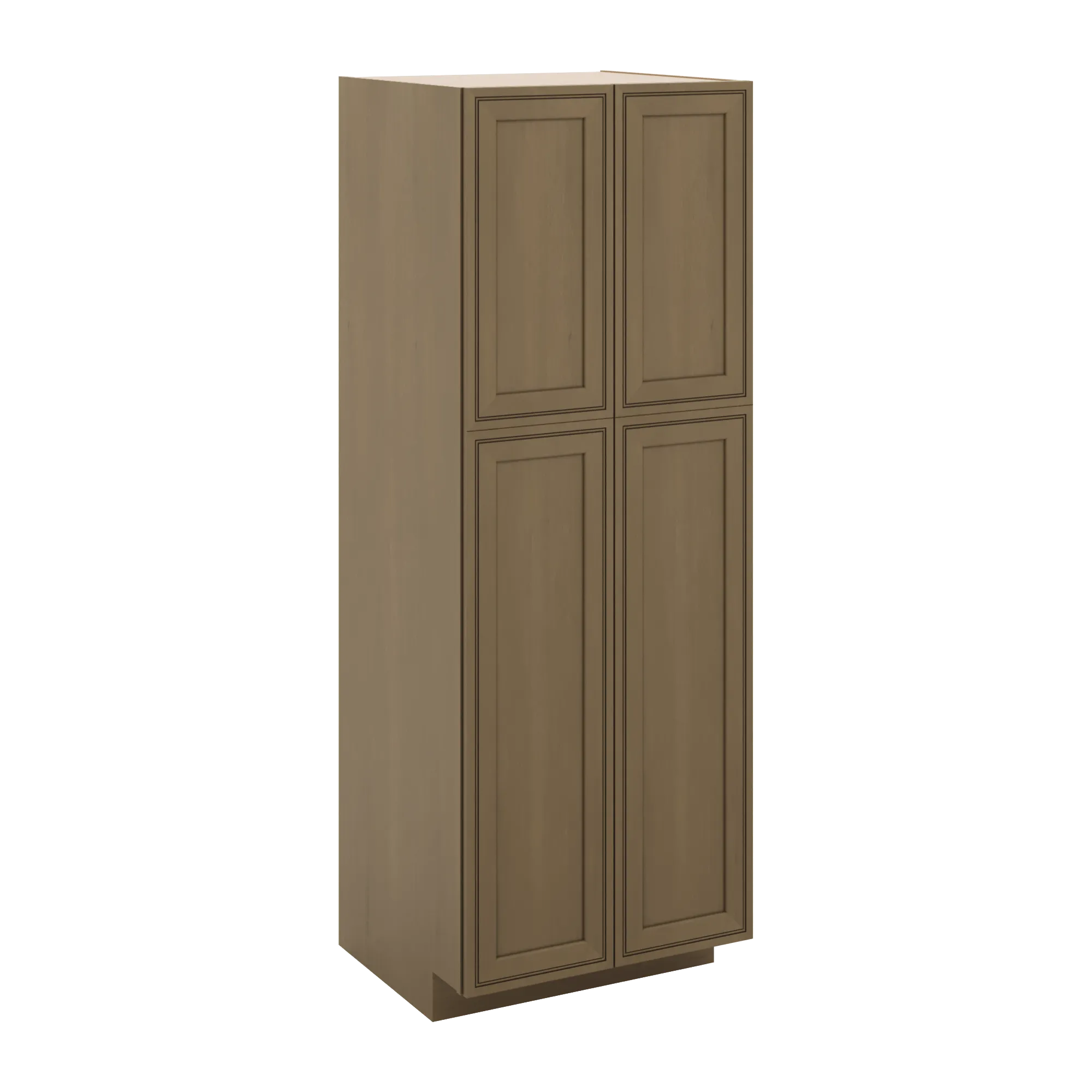 J&K Hazel H8 Pantry w/Roll-Out Trays 30" W x 84" H x 27" D