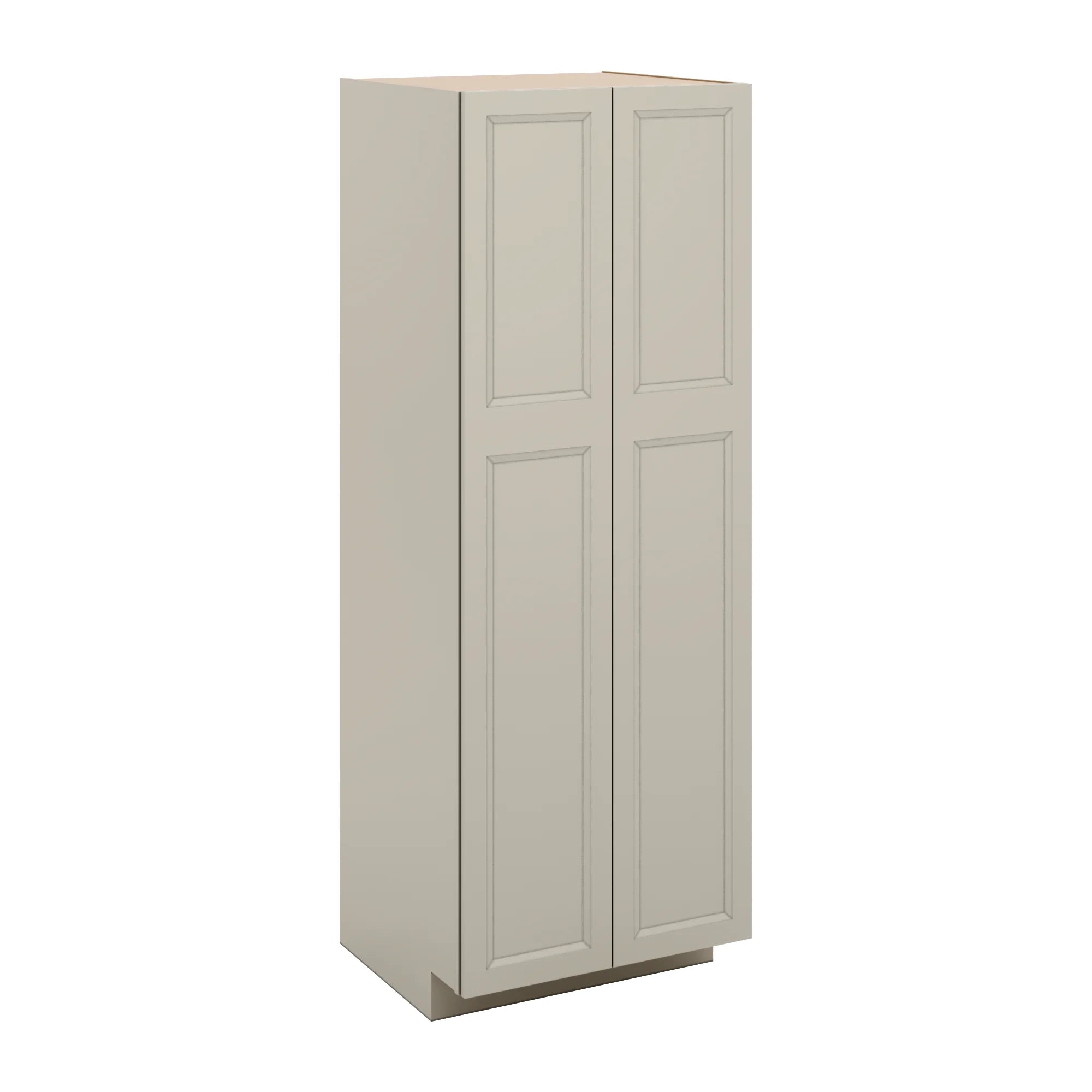 J&K Pebble B6 Pantry w/Roll-Out Trays 30" W x 84" H x 27" D