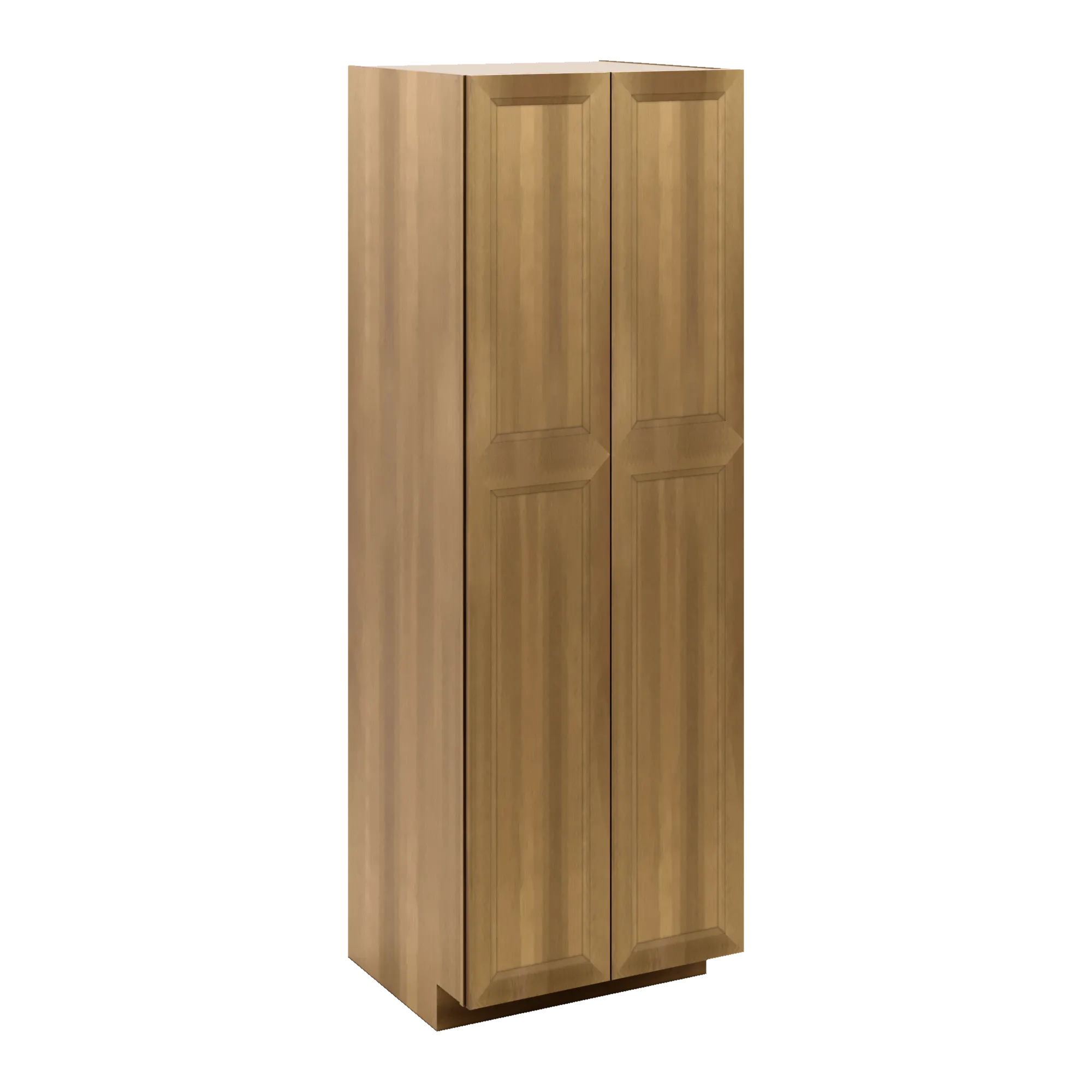 J&K Butterscotch B8 Pantry w/Roll-Out Trays 30" W x 90" H x 27" D