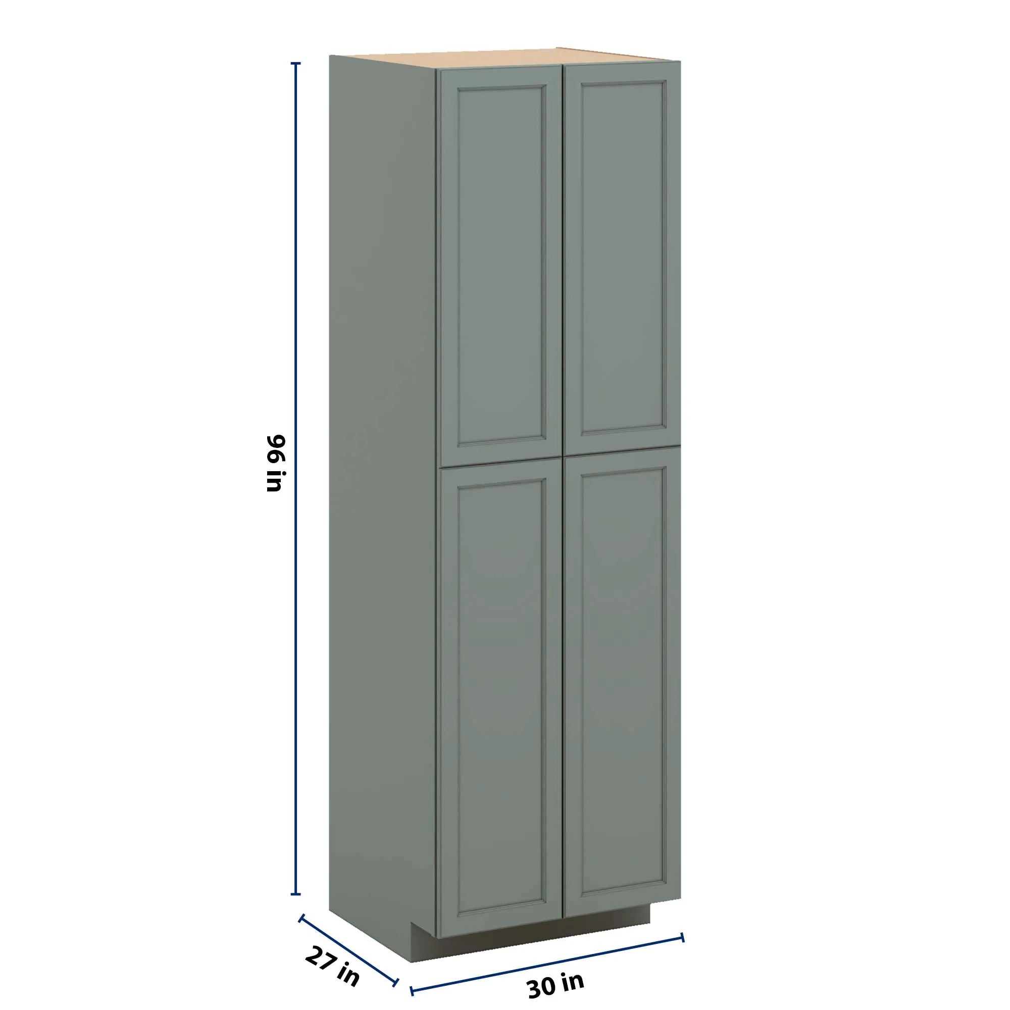 J&K Sage E3 Pantry w/Roll-Out Trays 30" W x 96" H x 27" D