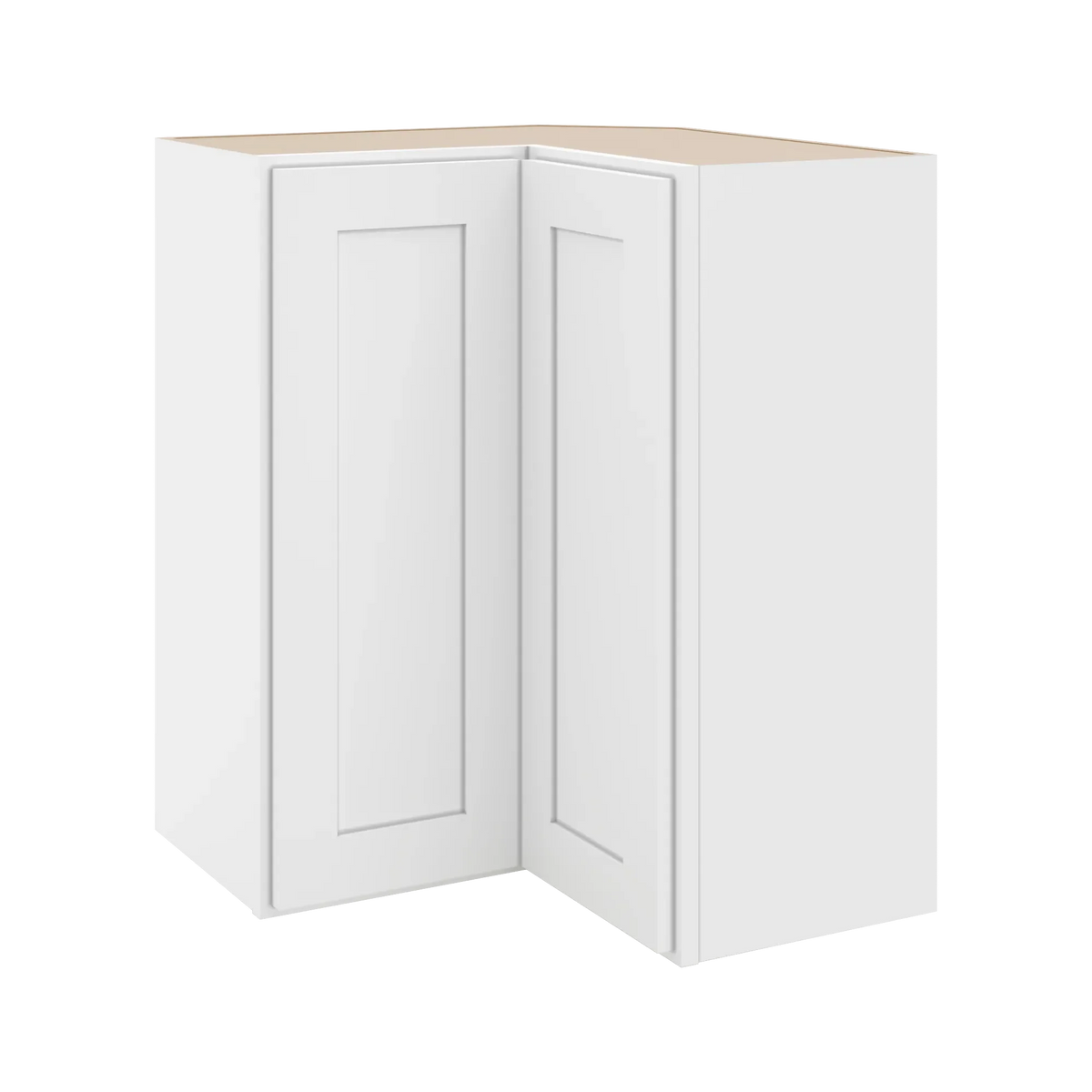 cnc luxor white 24 w x 30 h corner wall cabinet