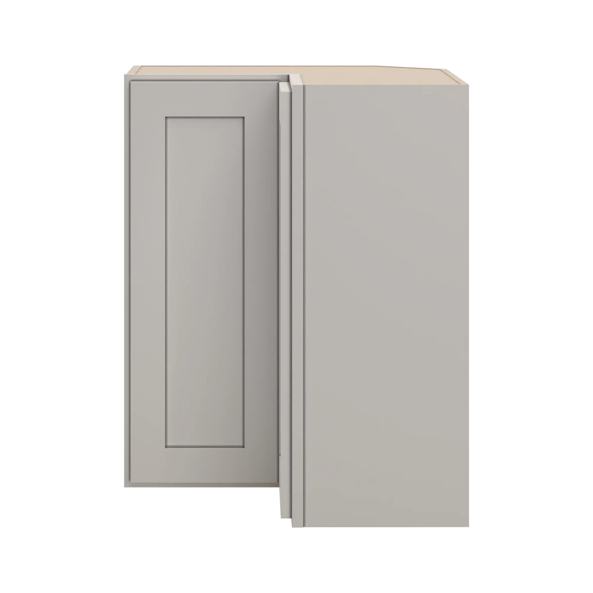 cnc luxor 5 piece misty grey 24 w x 30 h corner wall cabinet
