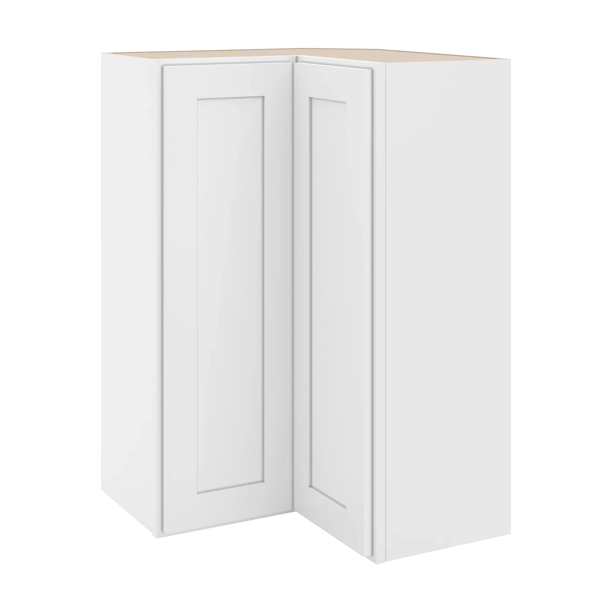 cnc luxor white 24 w x 36 h corner wall cabinet