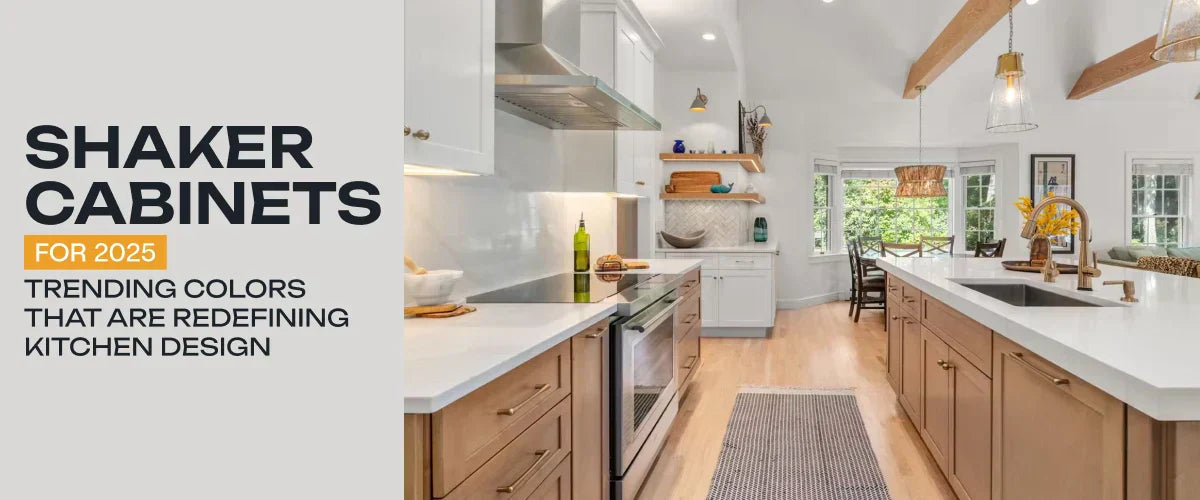 Shaker Cabinets in 2025: Trending Colors That Are Redefining Kitchen Design