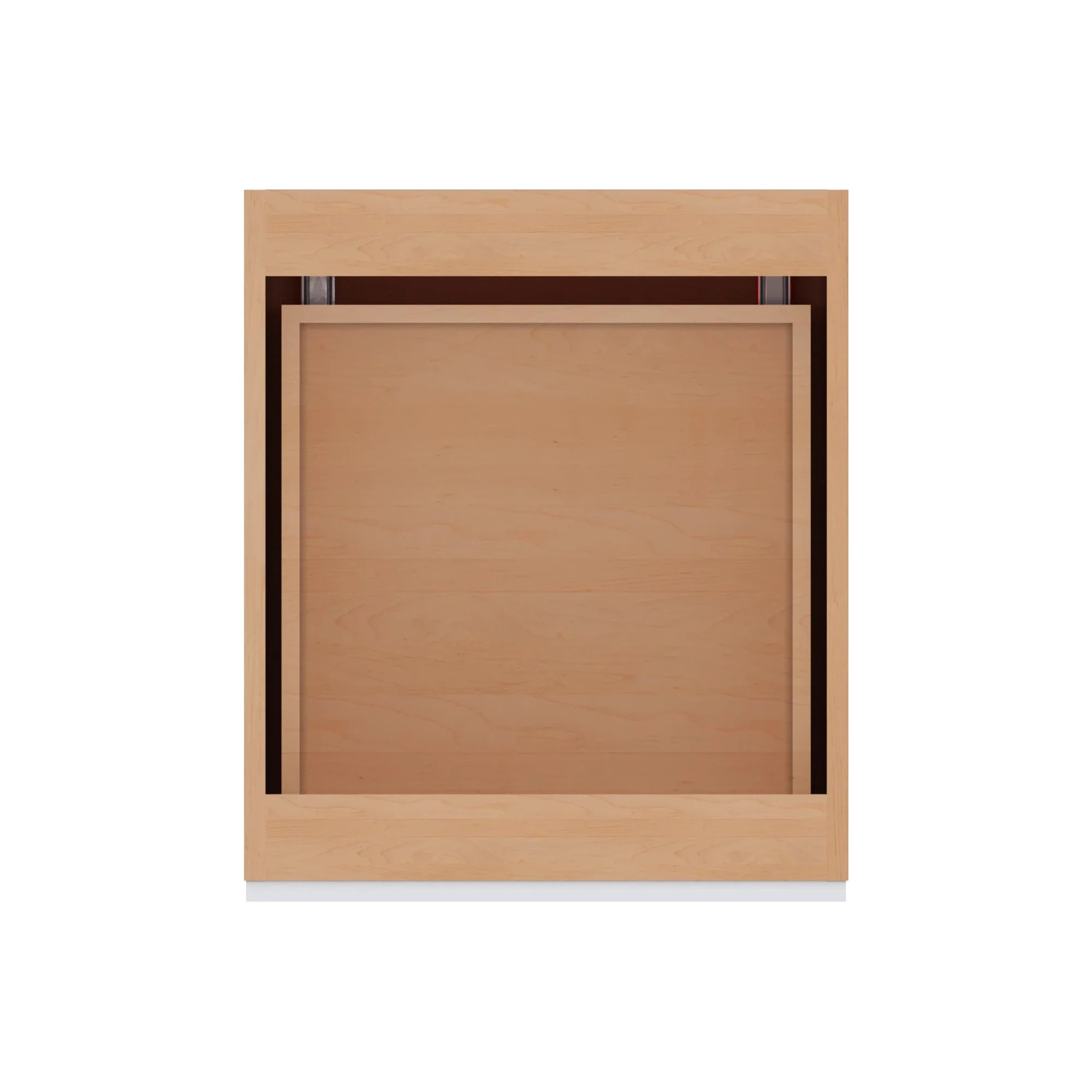 Modernform Cabinet Gloss White 21" W X 34 1/2" H X 24" D  2 Drawer Base Cabinet