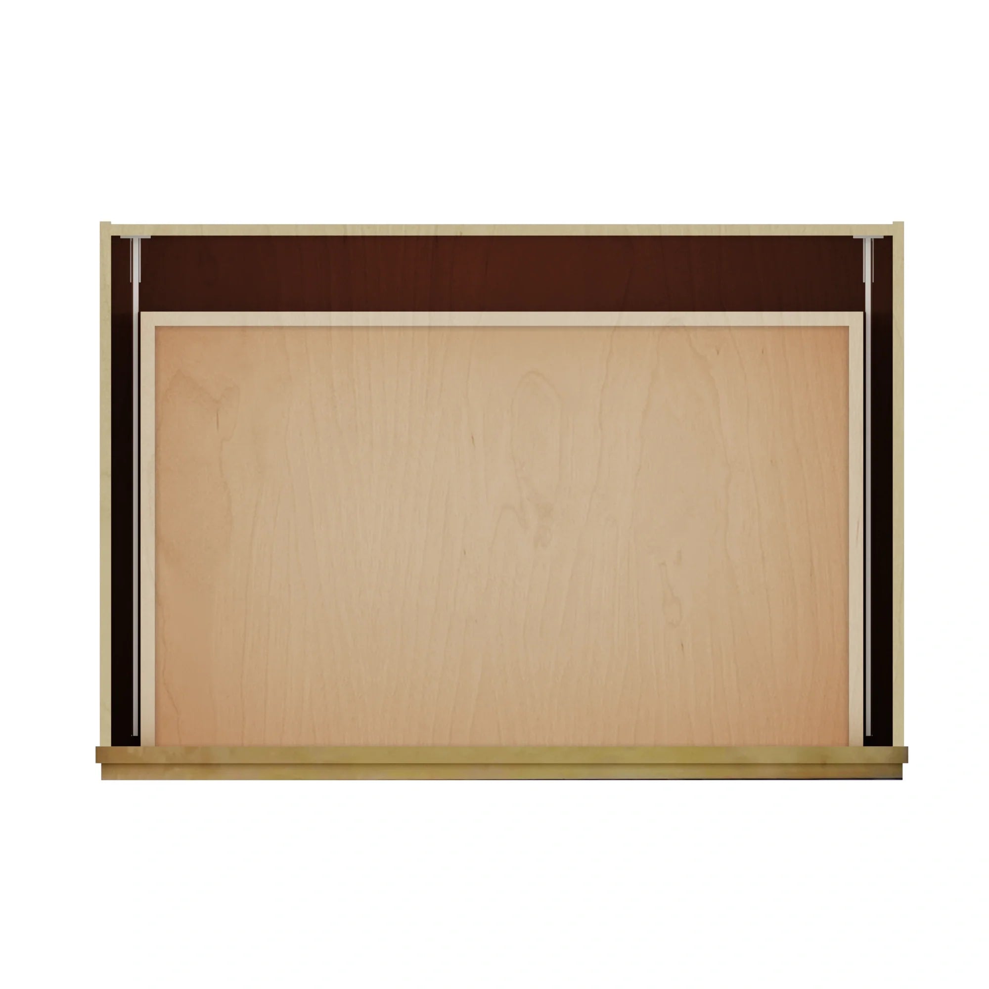 Modernform Cabinet Natural Shaker 36" W X 34 1/2" H X 24" D  2 Drawer Base Cabinet