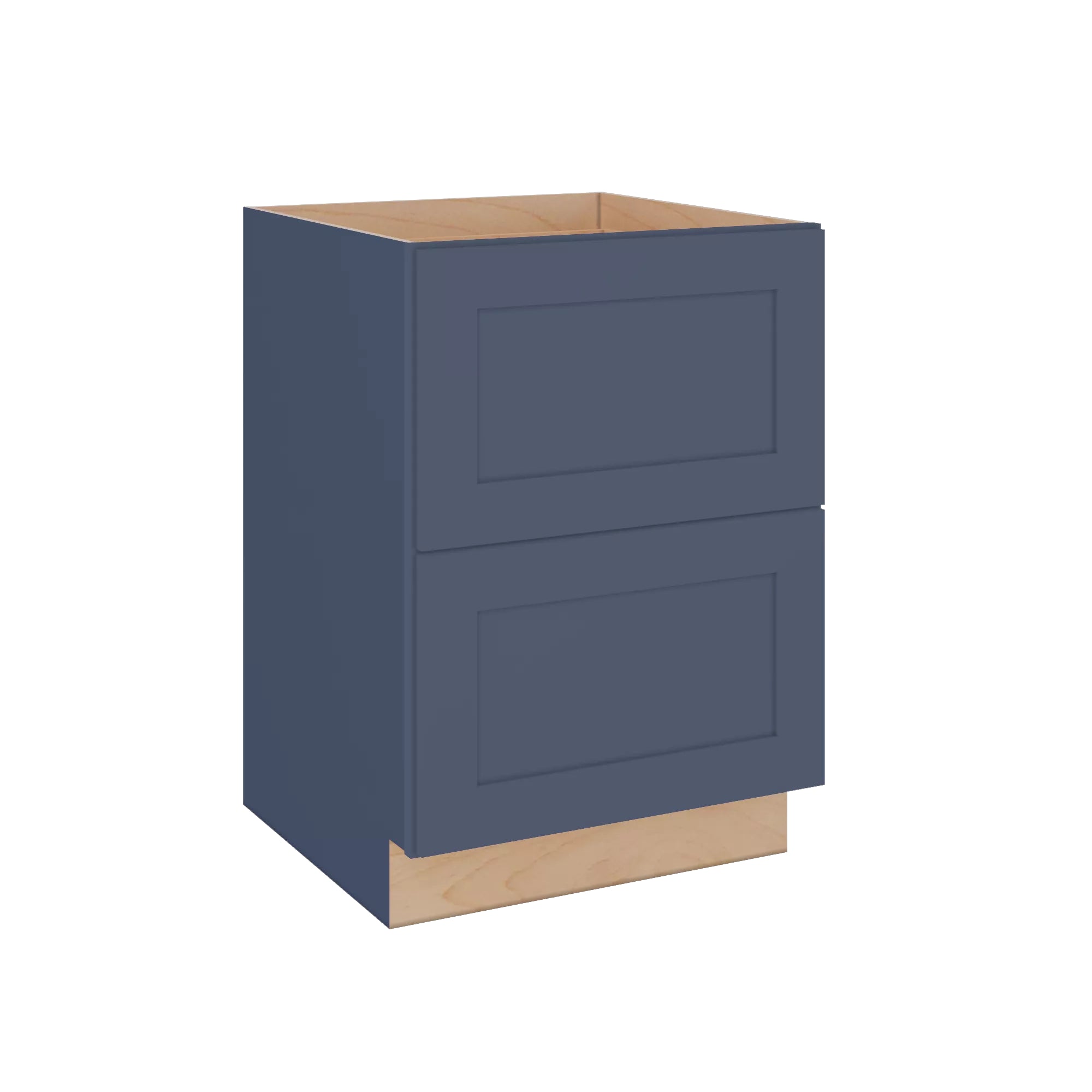 Modernform Cabinet Signature Blue 24" W X 34 1/2" H X 24" D  2 Drawer Base Cabinet