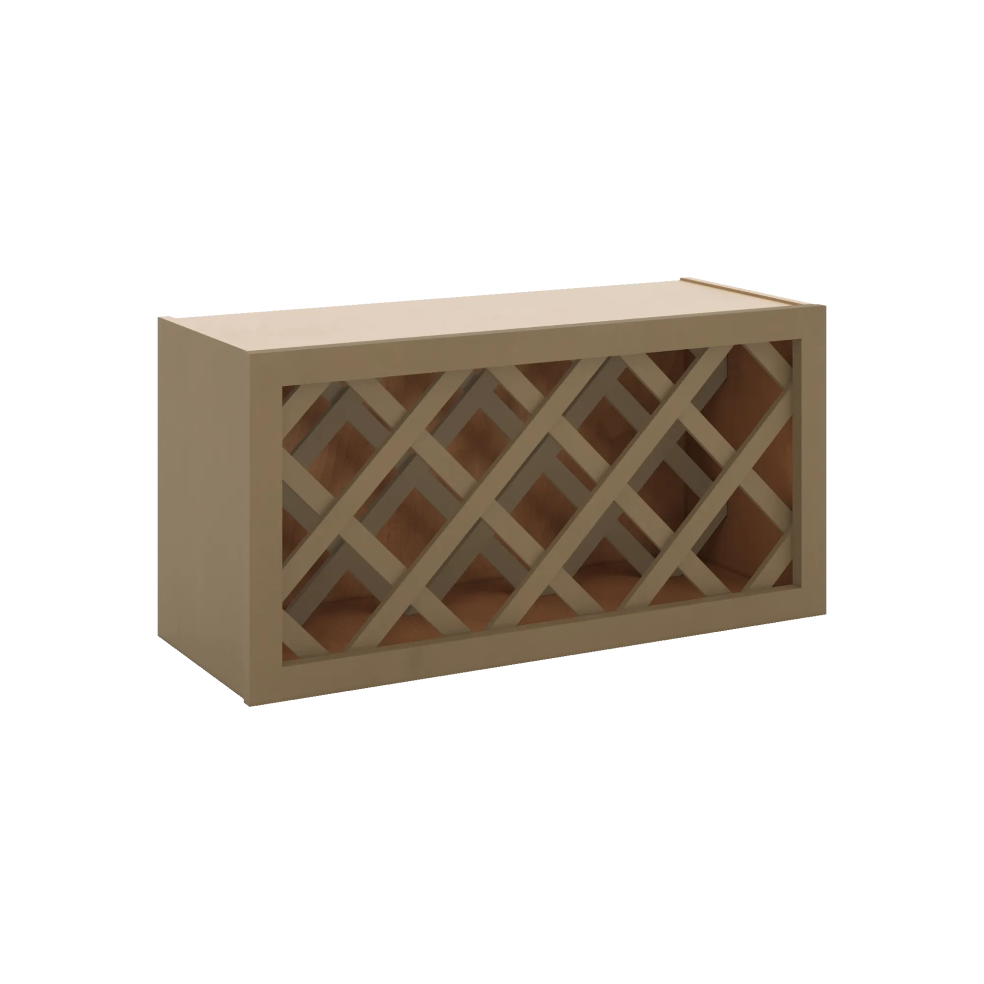 J&K Hazel H8 Wine Rack - 30" W x 15" H x 12" D