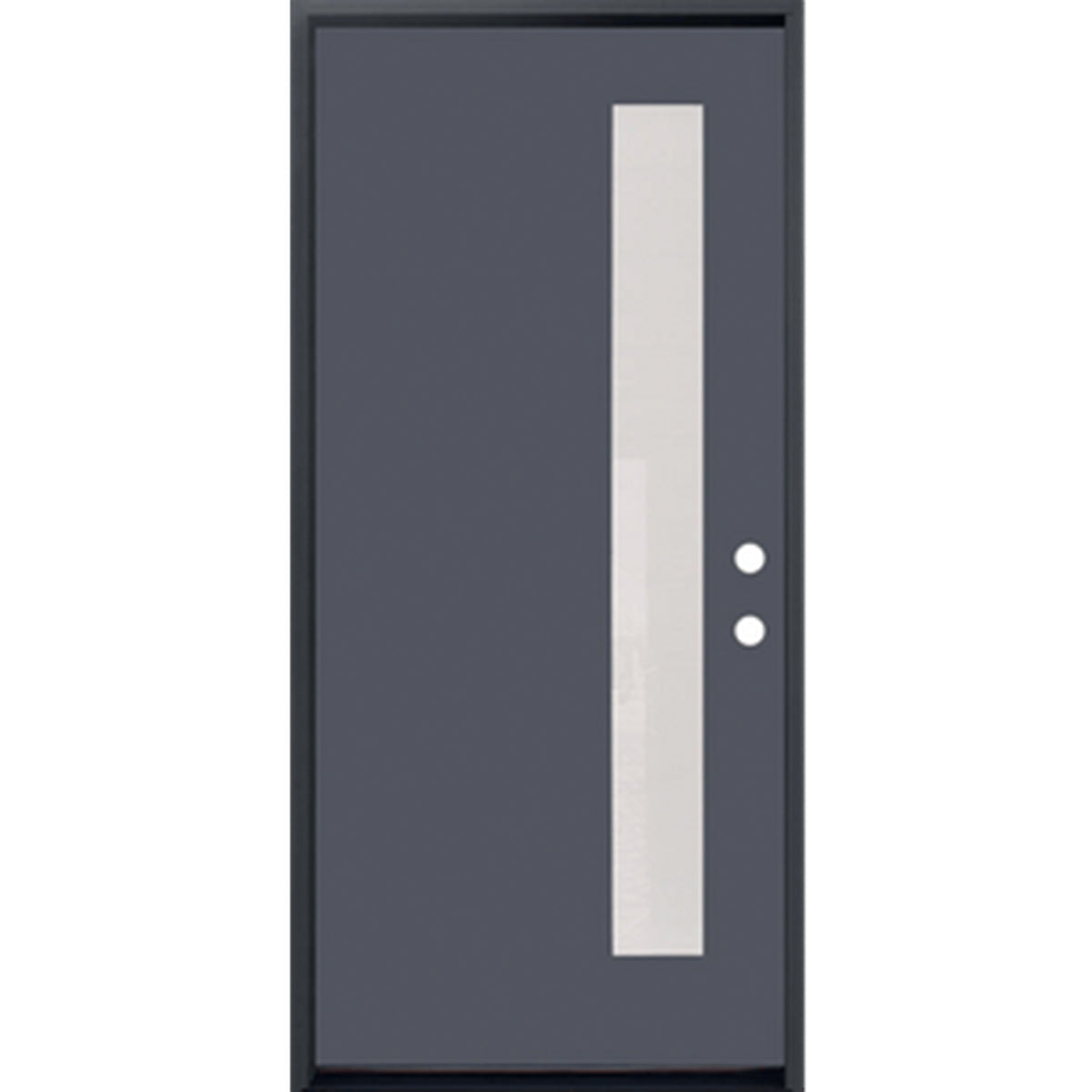 1 LITE OFFSITE, ACID ETCH FIBERGLASS DOOR PAINTED GREY   AAADistributor
