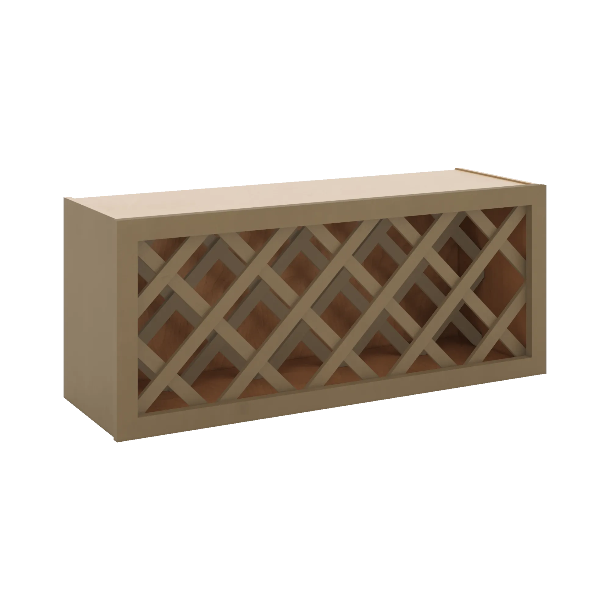 J&K Hazel H8 Wine Rack - 36" W x 15" H x 12" D