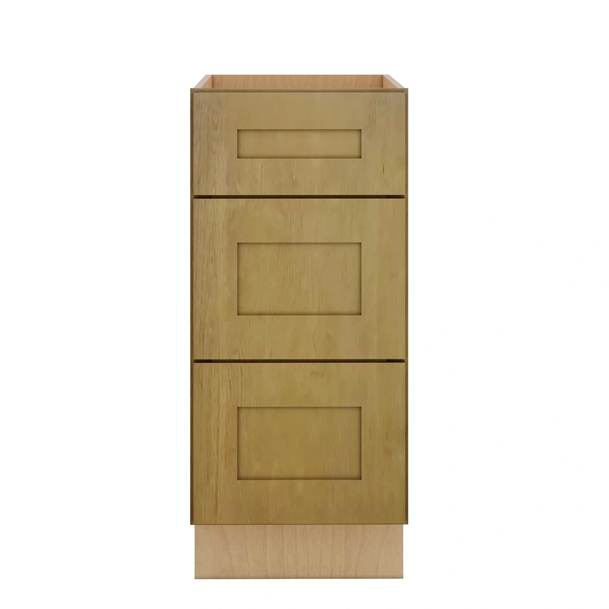 Modernform Cabinet Natural Shaker 30" W X 34 1/2" H X 24" D  3 Drawer Base Cabinet