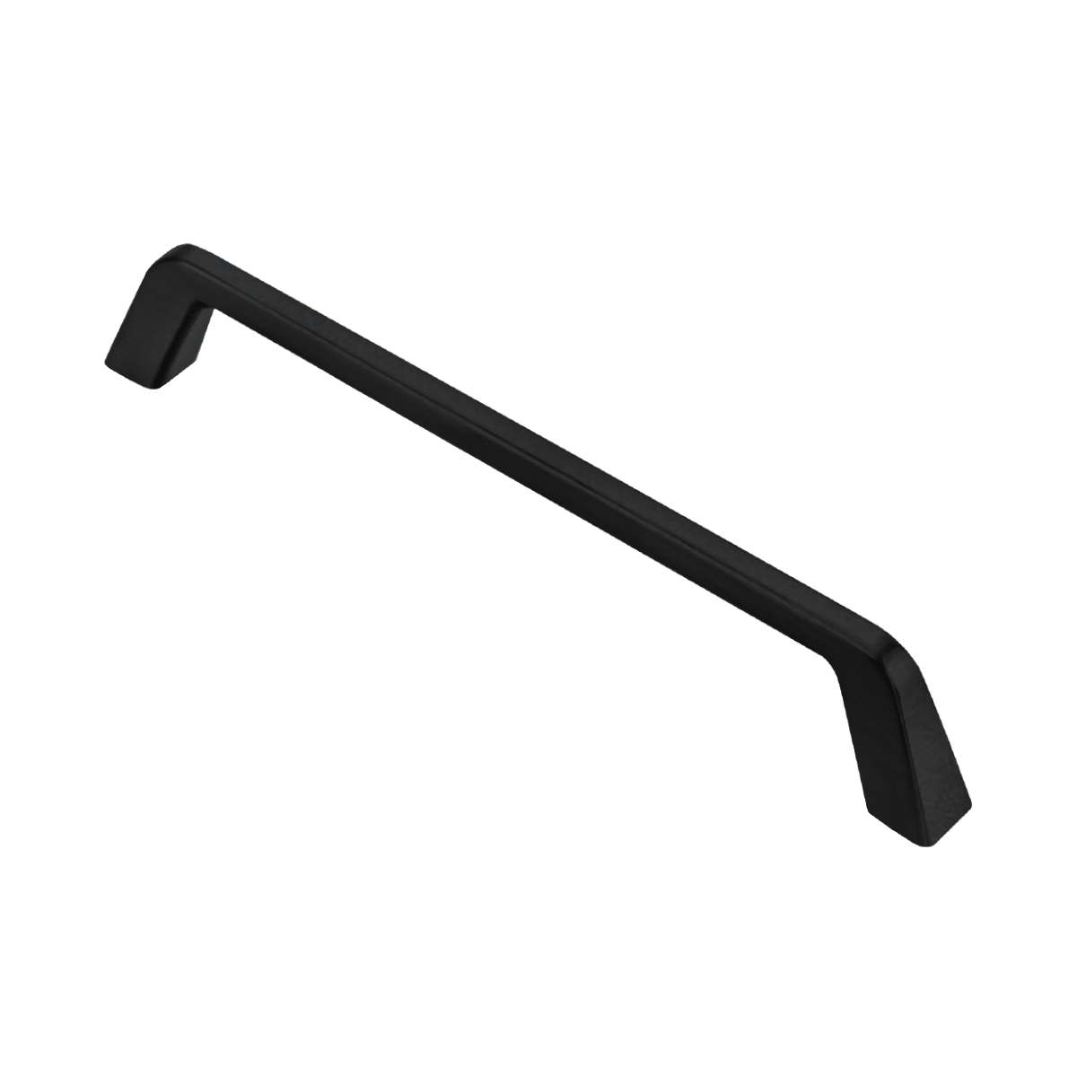 6 1/3 in Matte Black Pull Handle H1208-160MB - Hardware